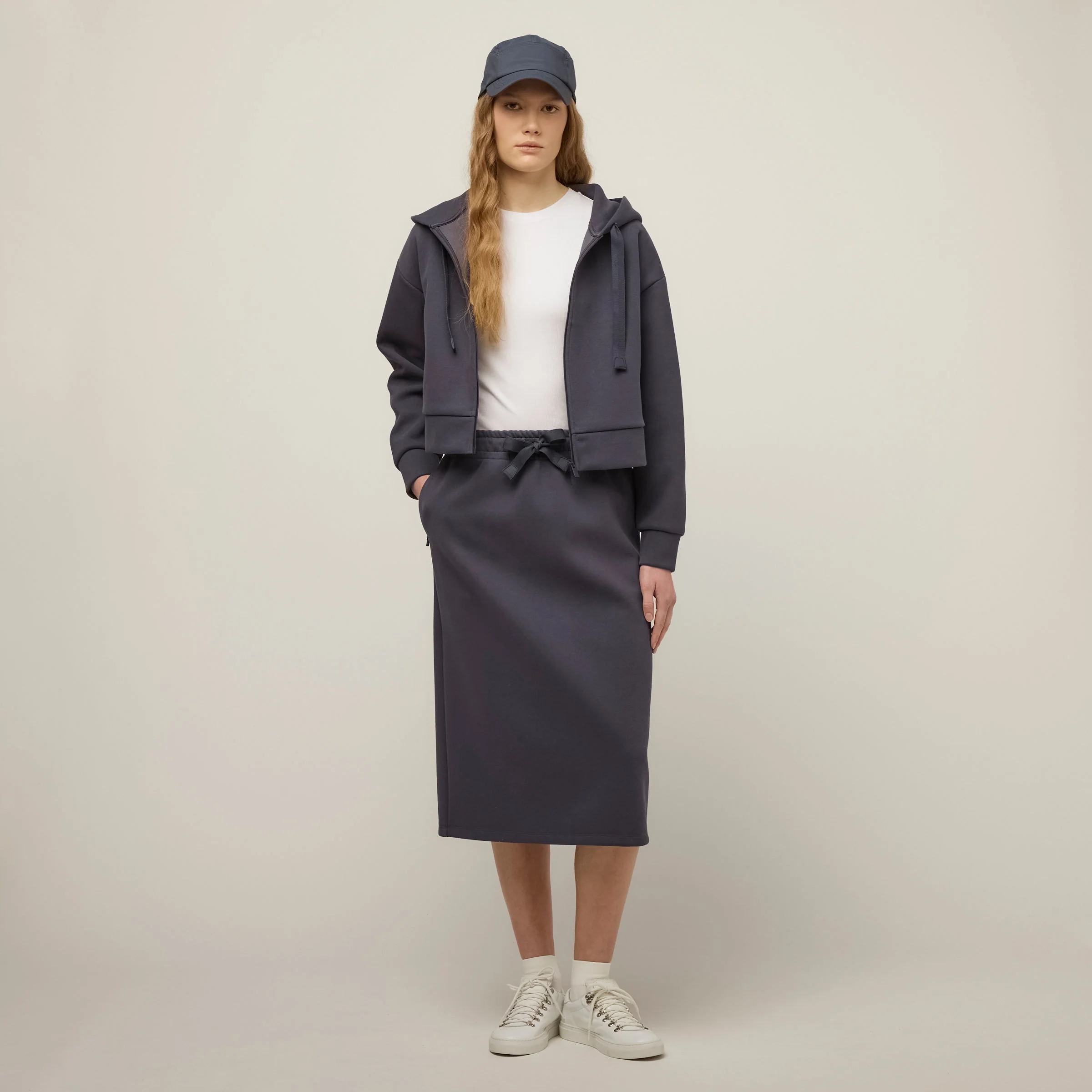 Cloud Fleece Crop Zip Hoodie - Image 15