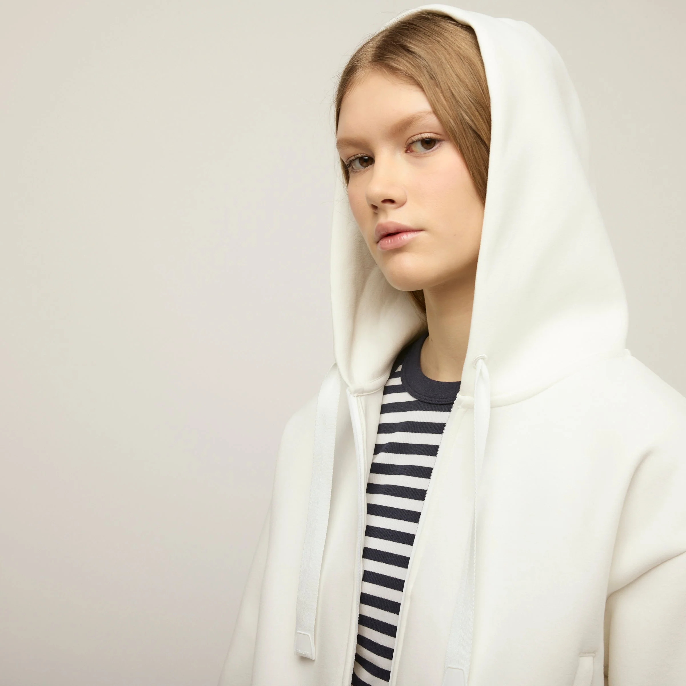 Cloud Fleece Crop Zip Hoodie - Image 5