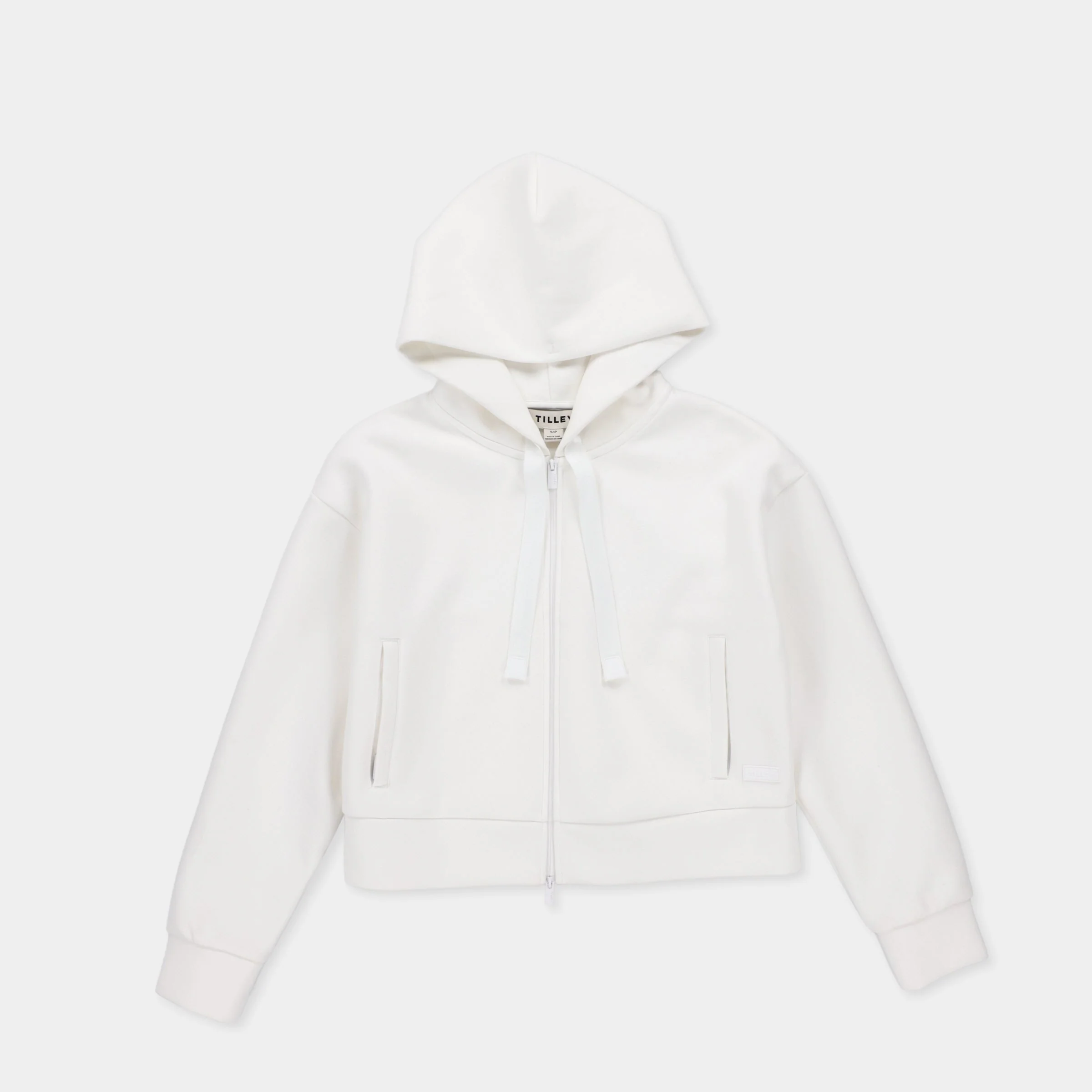 Cloud Fleece Crop Zip Hoodie - Image 9