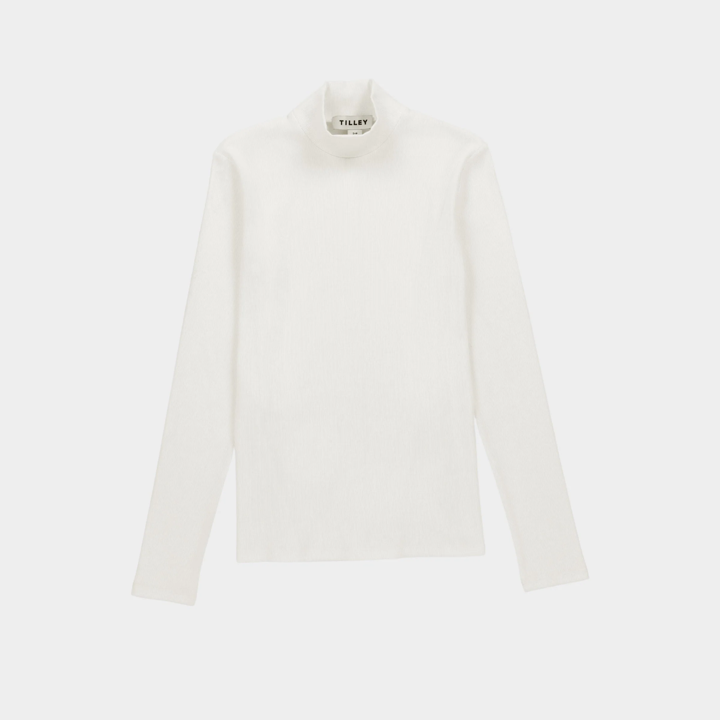 Long Sleeve Mockneck Tencel Rib - Image 10