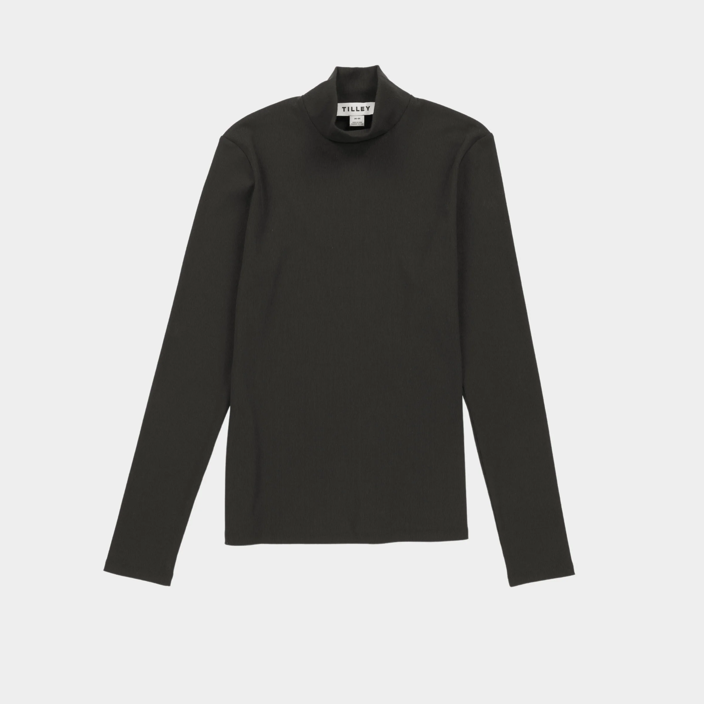 Long Sleeve Mockneck Tencel Rib - Image 18