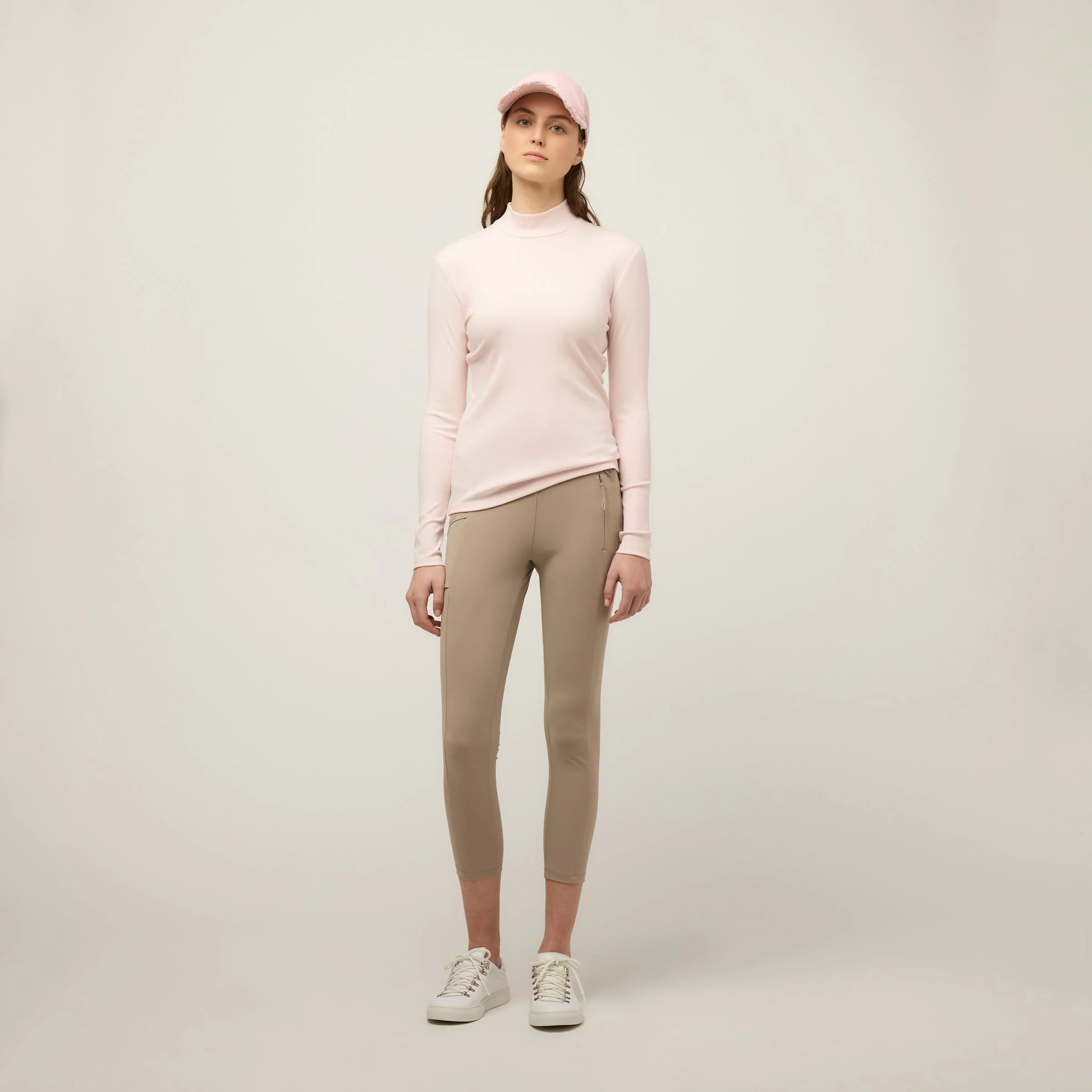 Long Sleeve Mockneck Tencel Rib - Image 28