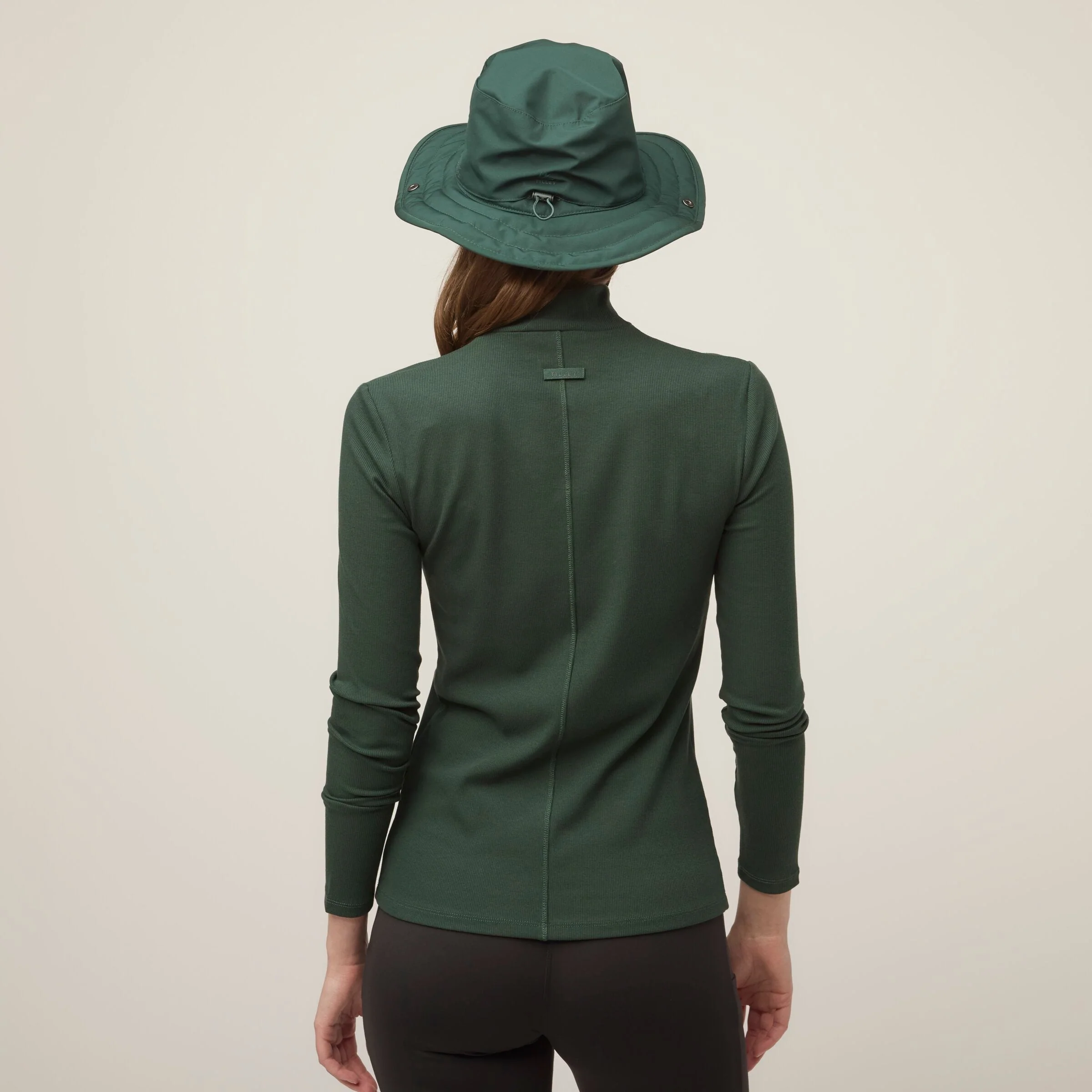 Long Sleeve Mockneck Tencel Rib - Image 31