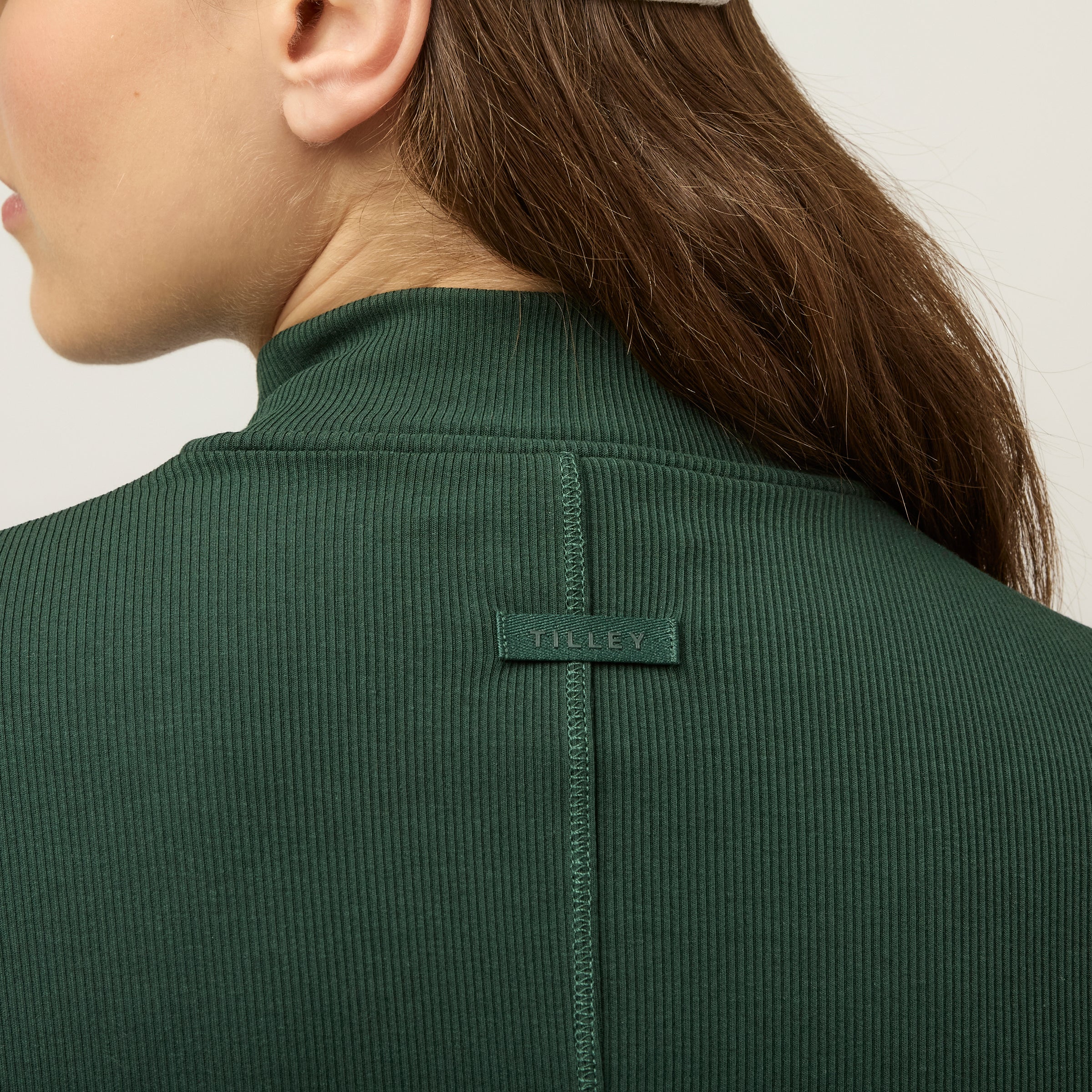 Long Sleeve Mockneck Tencel Rib - Image 36