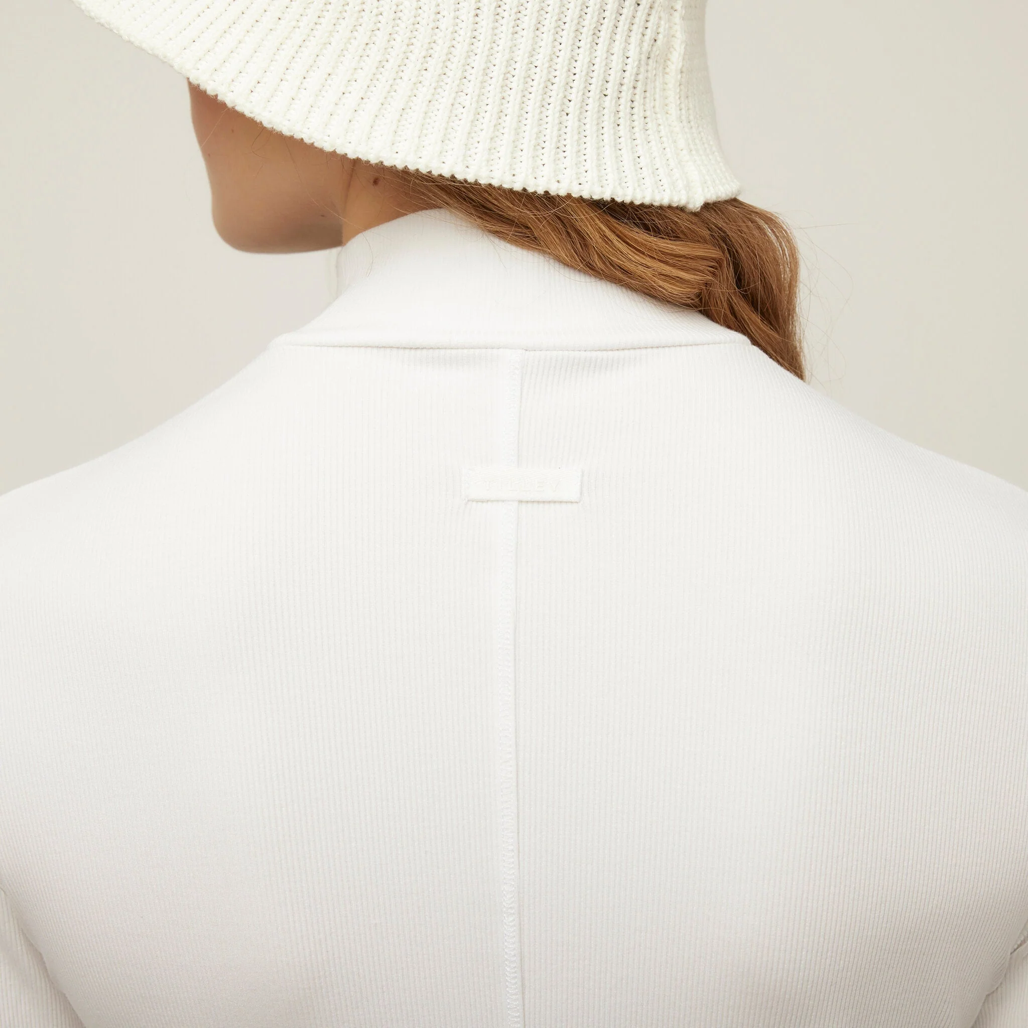 Long Sleeve Mockneck Tencel Rib - Image 8