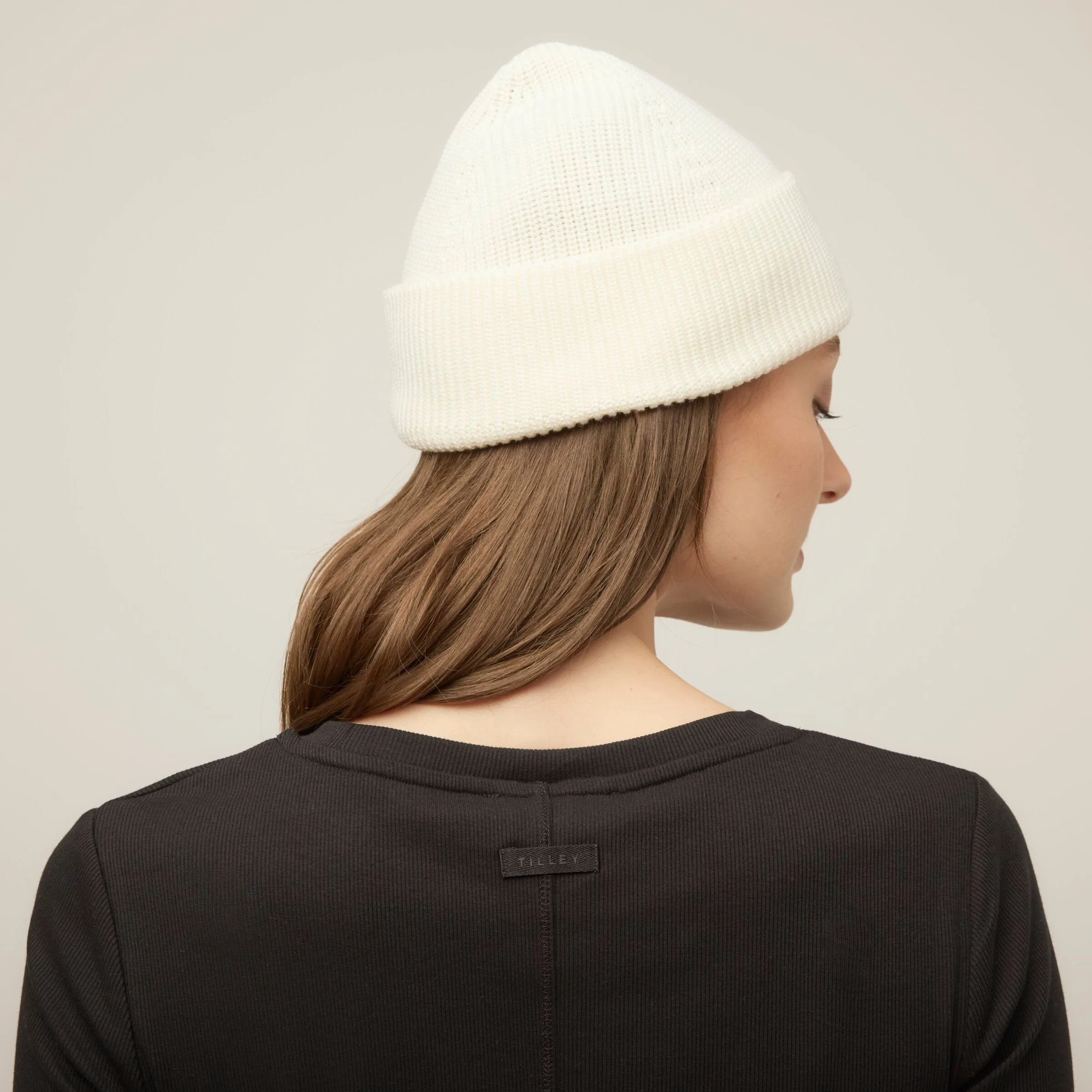 Long Sleeve Tencel Rib Tee - Image 11