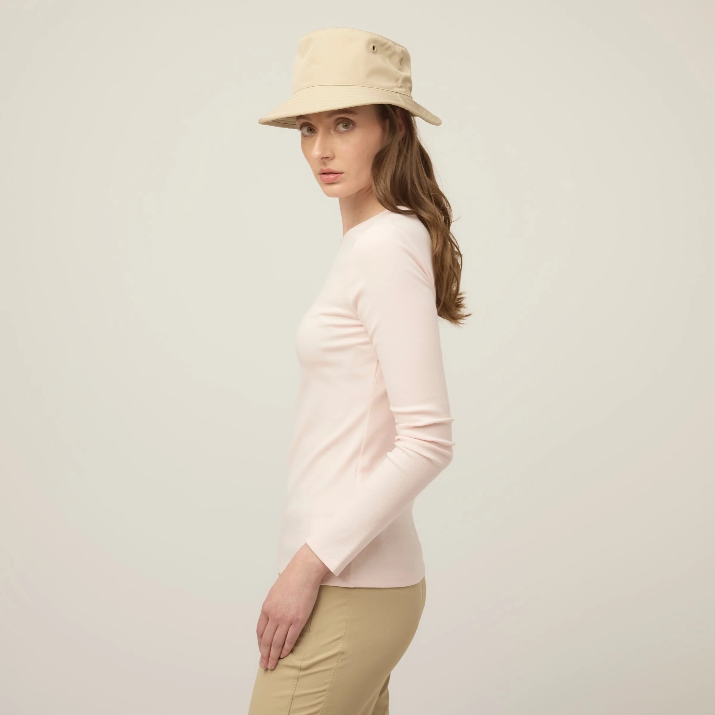 Long Sleeve Tencel Rib Tee - Image 20