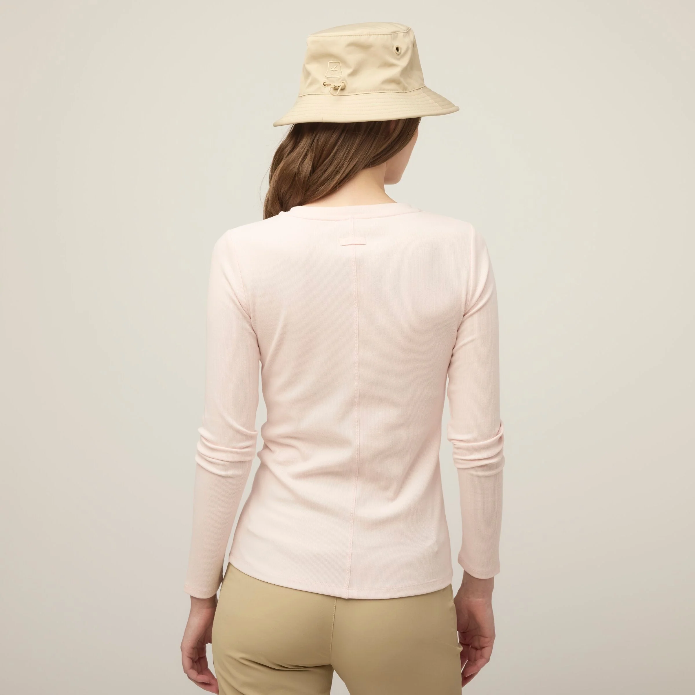 Long Sleeve Tencel Rib Tee - Image 21