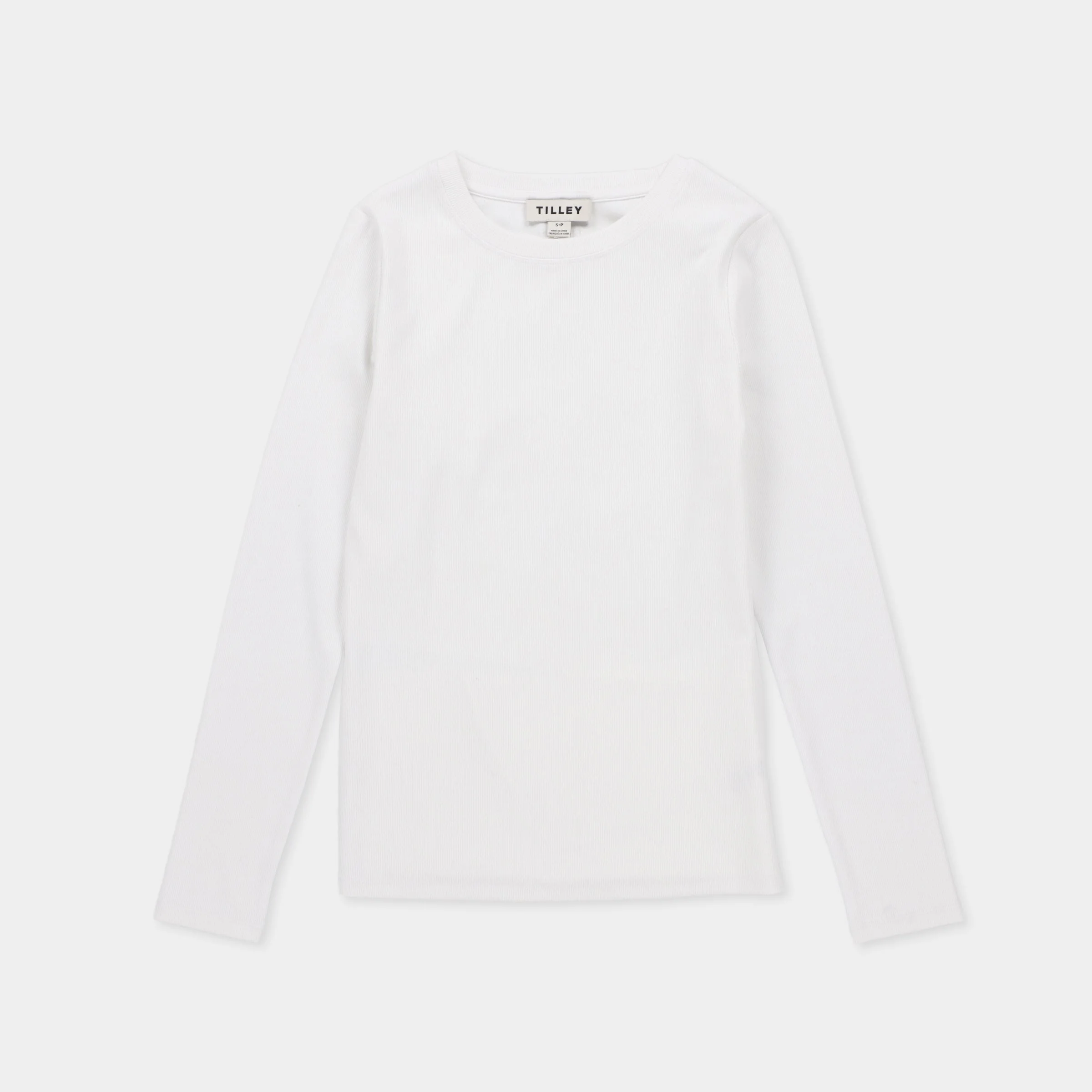 Long Sleeve Tencel Rib Tee - Image 37