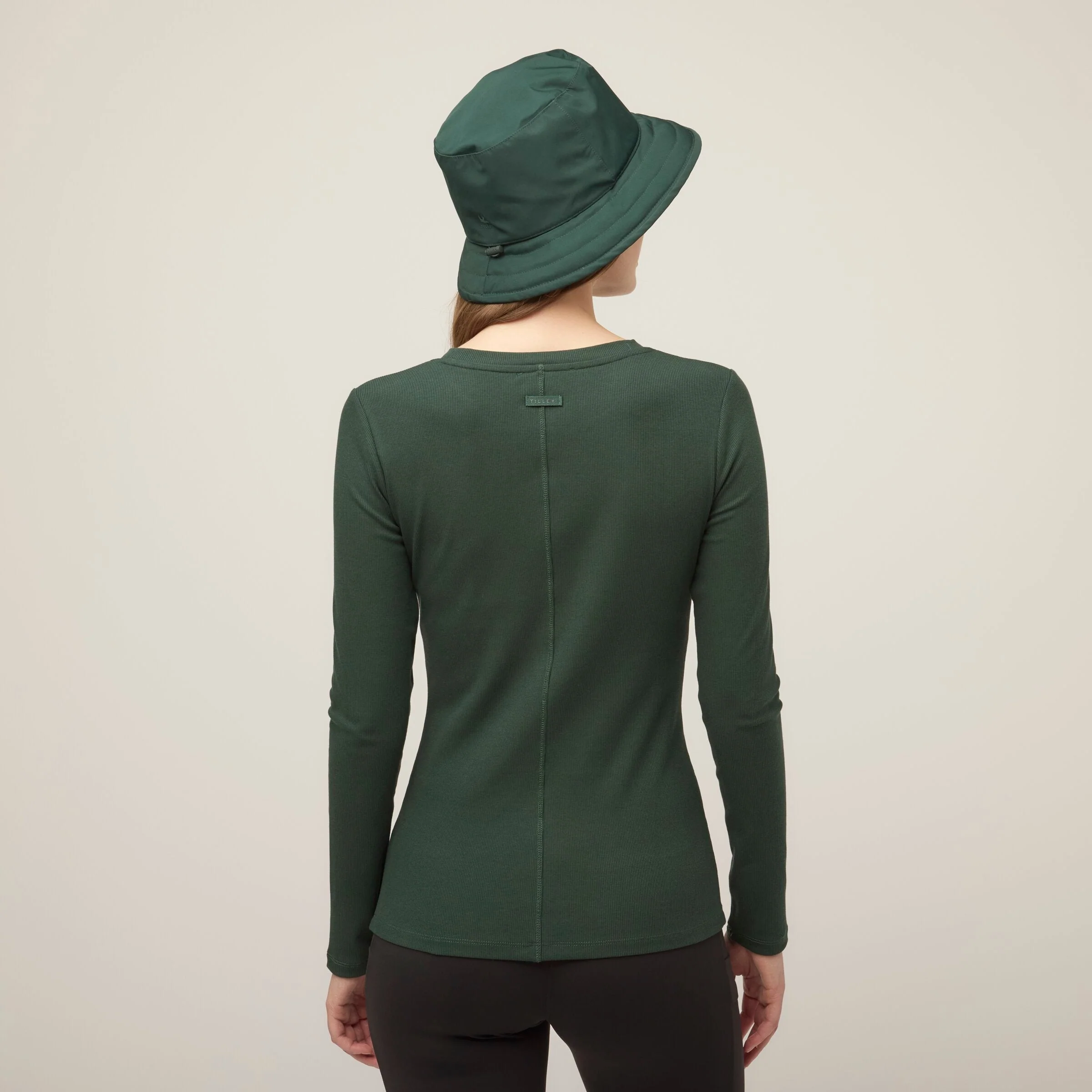 Long Sleeve Tencel Rib Tee - Image 42