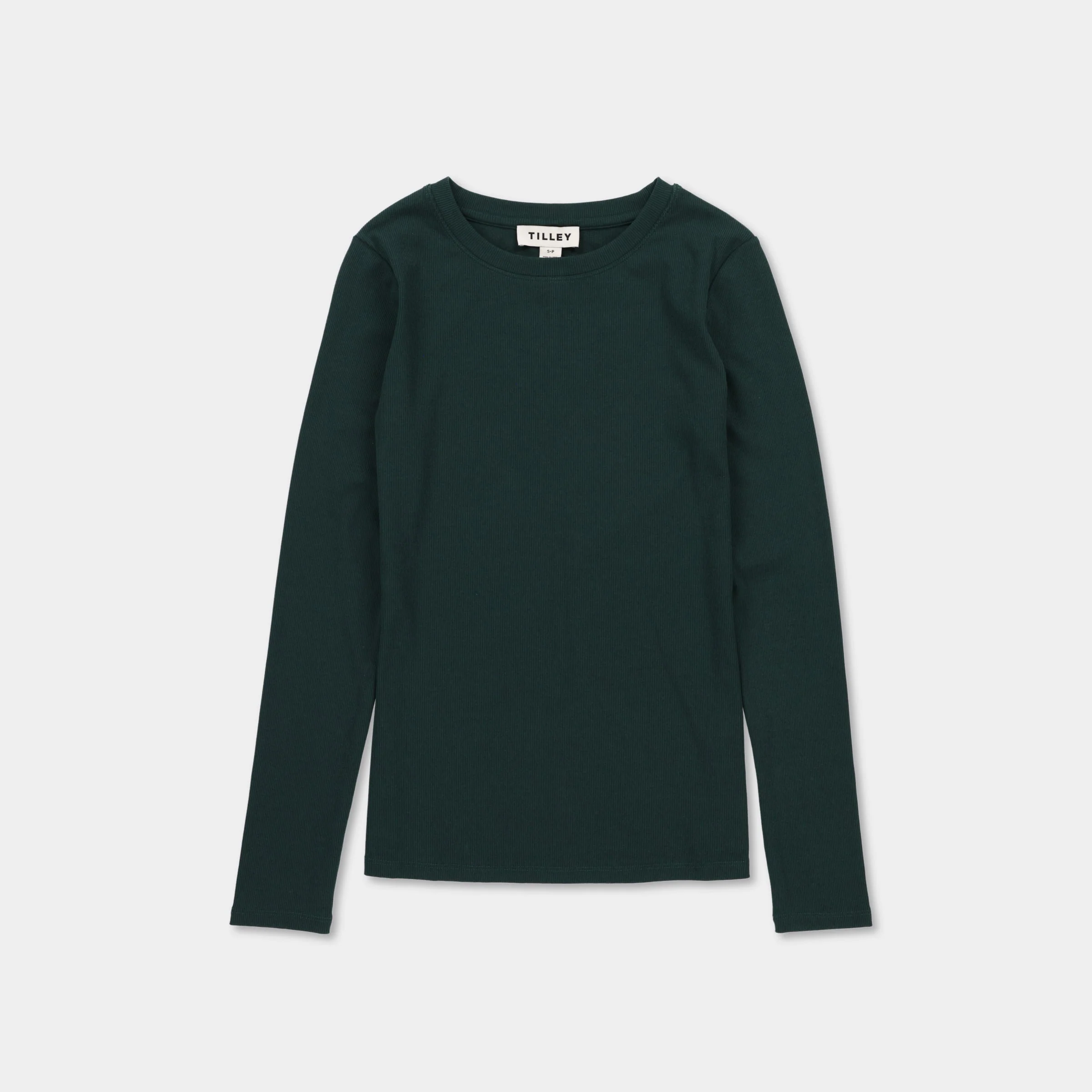 Long Sleeve Tencel Rib Tee - Image 48