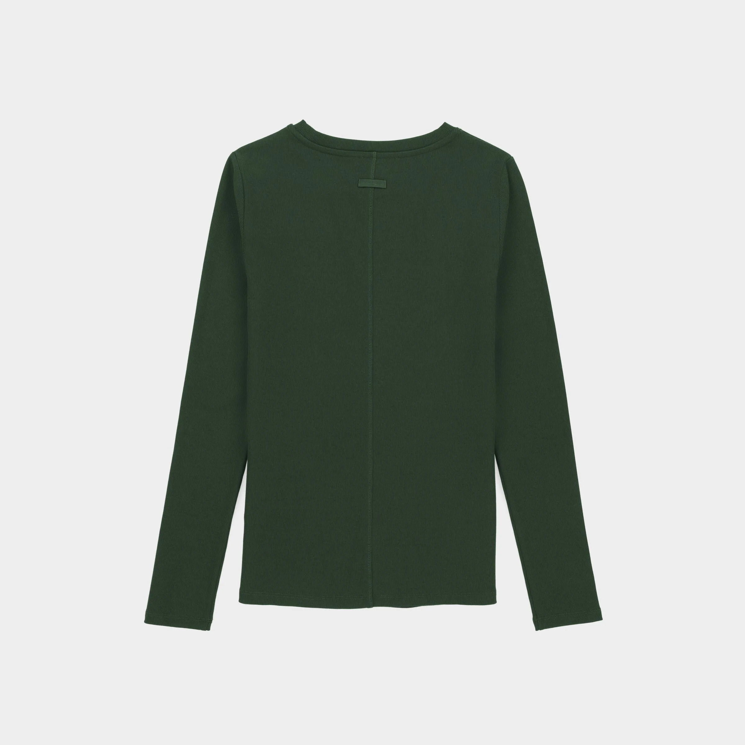 Long Sleeve Tencel Rib Tee - Image 49