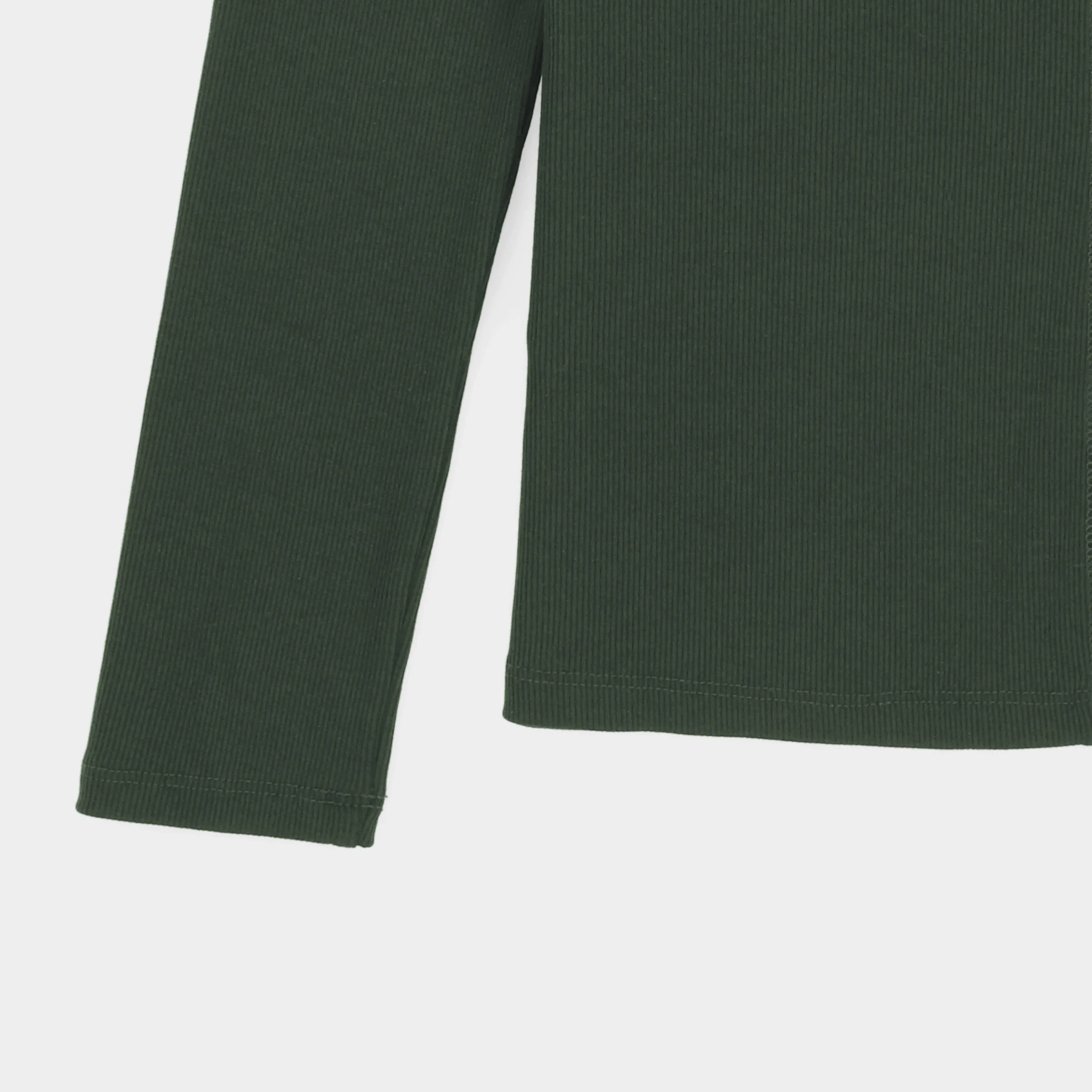 Long Sleeve Tencel Rib Tee - Image 50