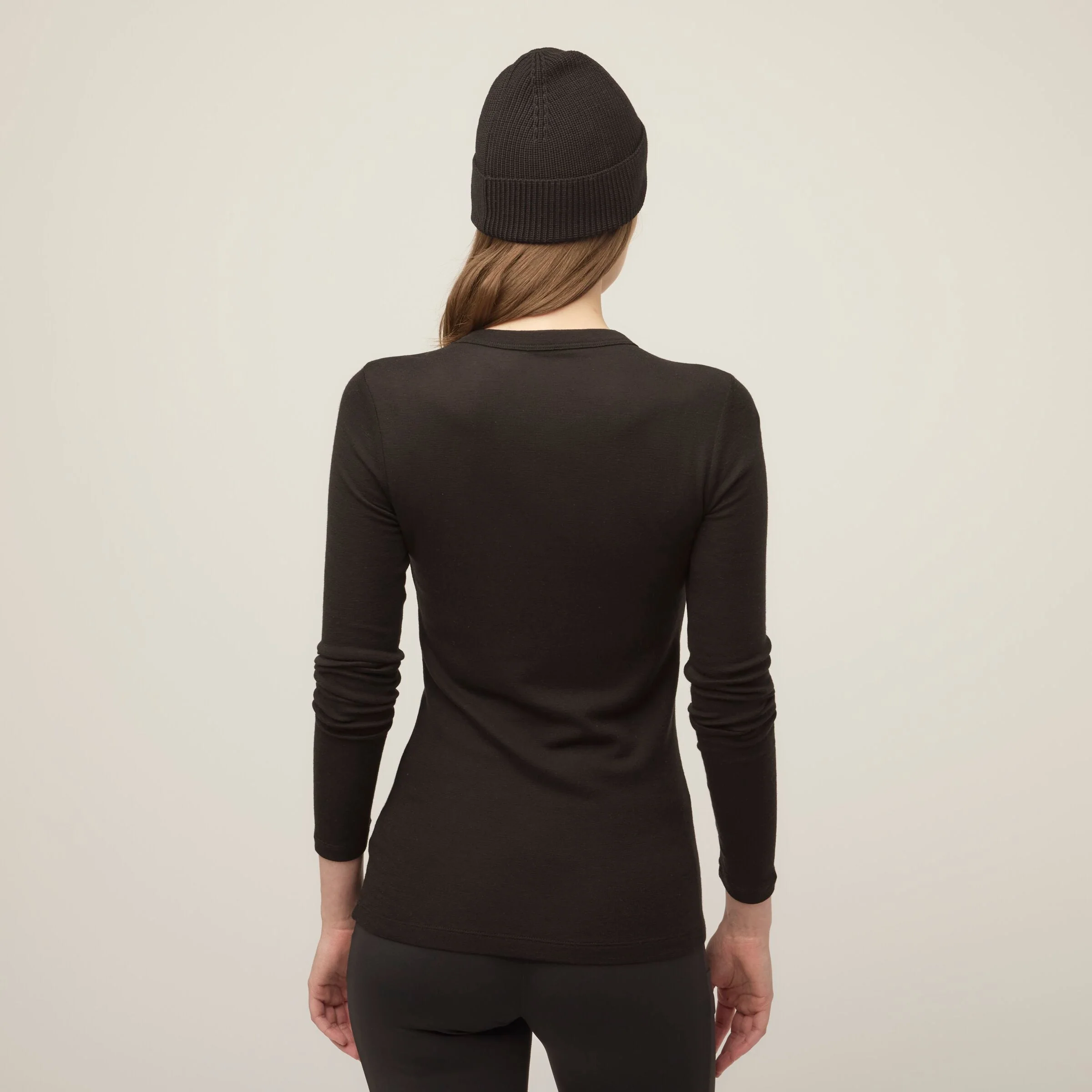 Merino Rib Long Sleeve Shirt - Image 3