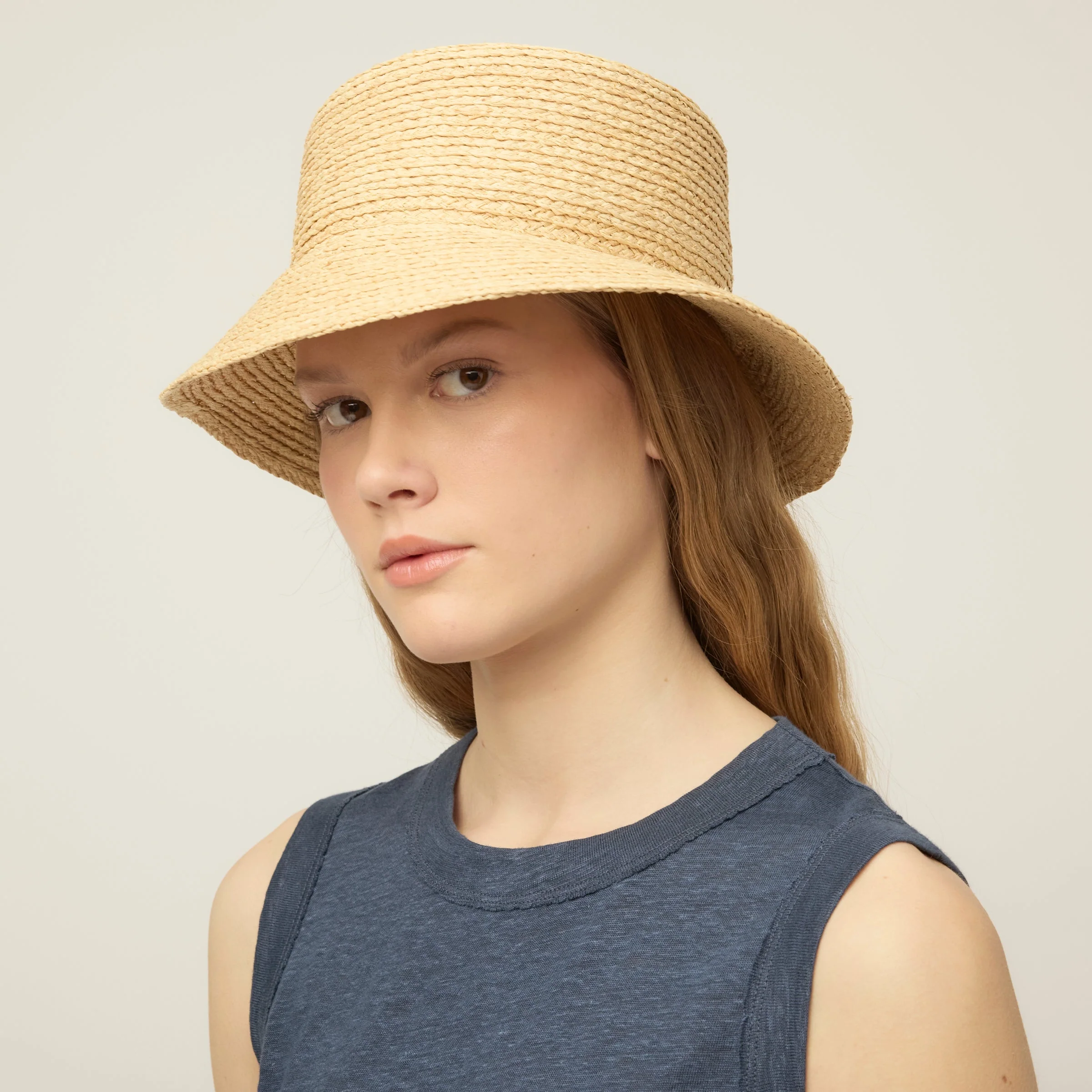 Raffia Sun Bucket - Image 3