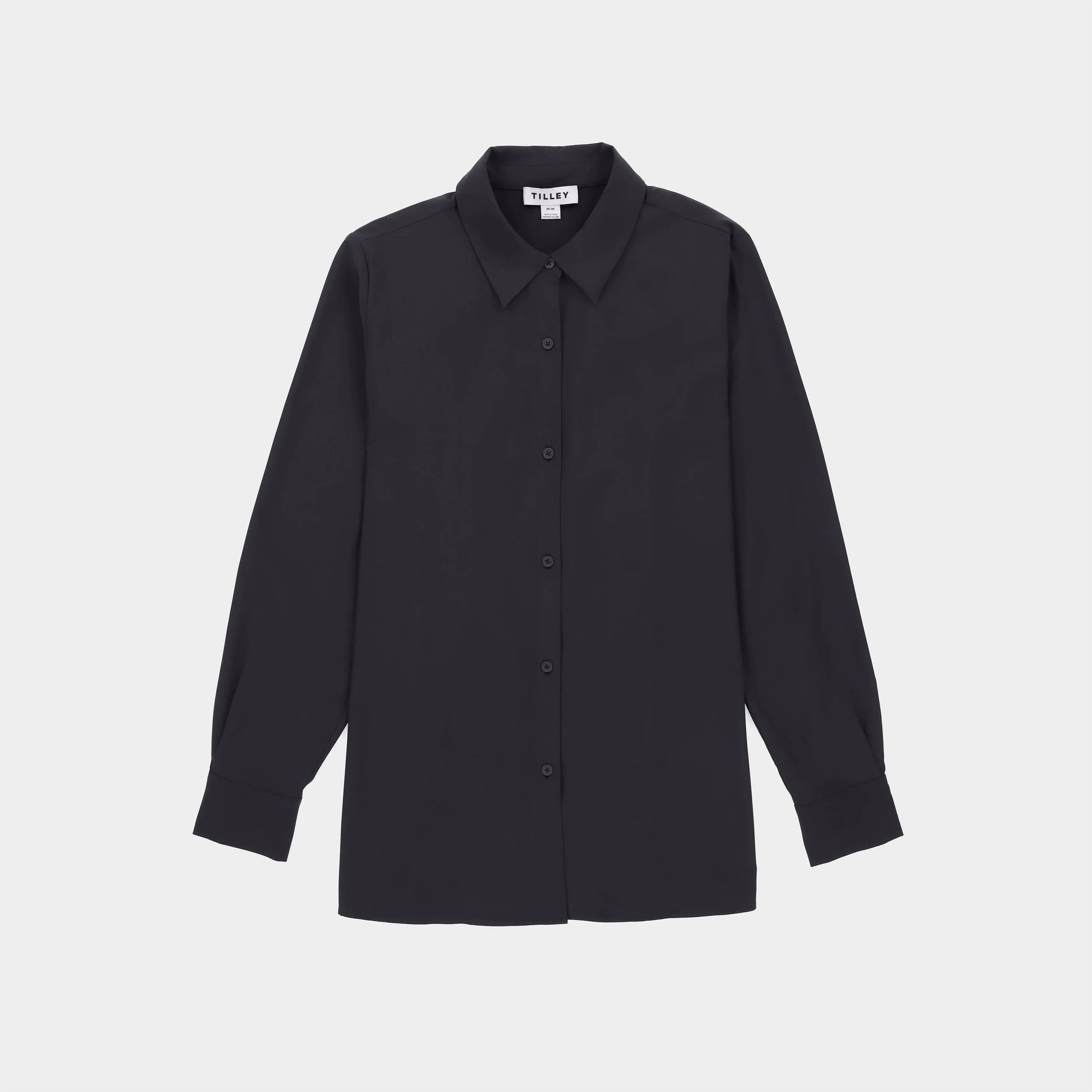 Tech Slk Long Sleeve Button Top - Image 16