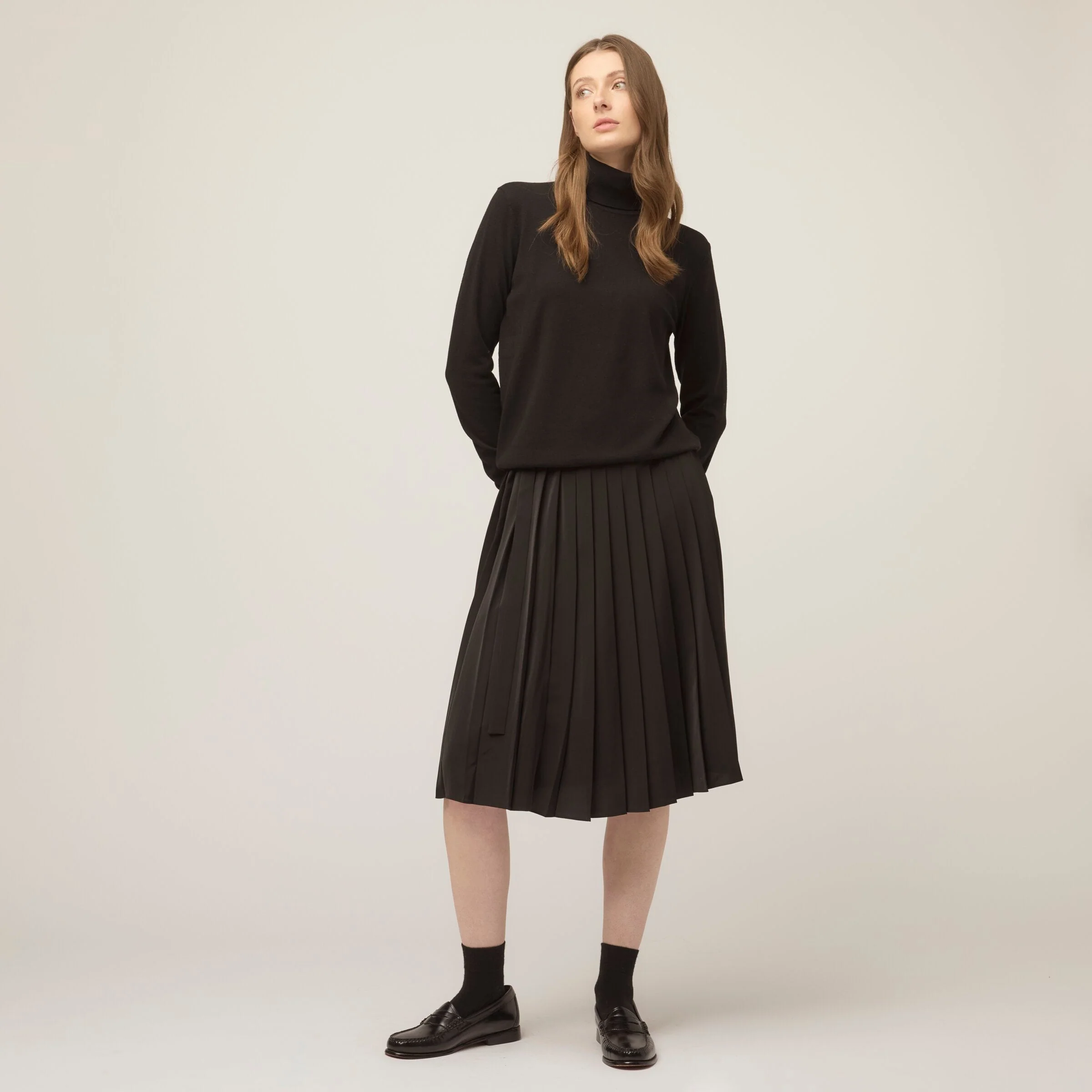 Tech Slk Pleated Skirt - Image 14