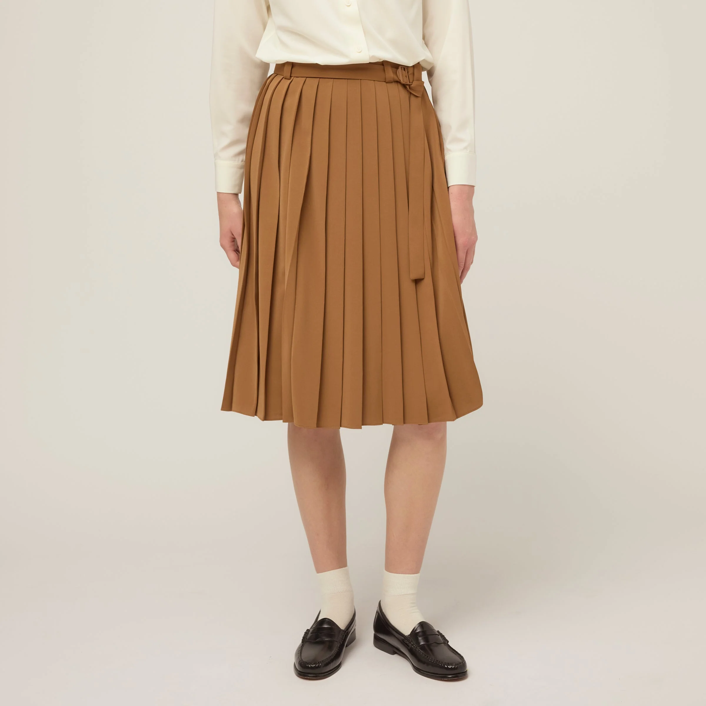 Tech Slk Pleated Skirt - Image 17
