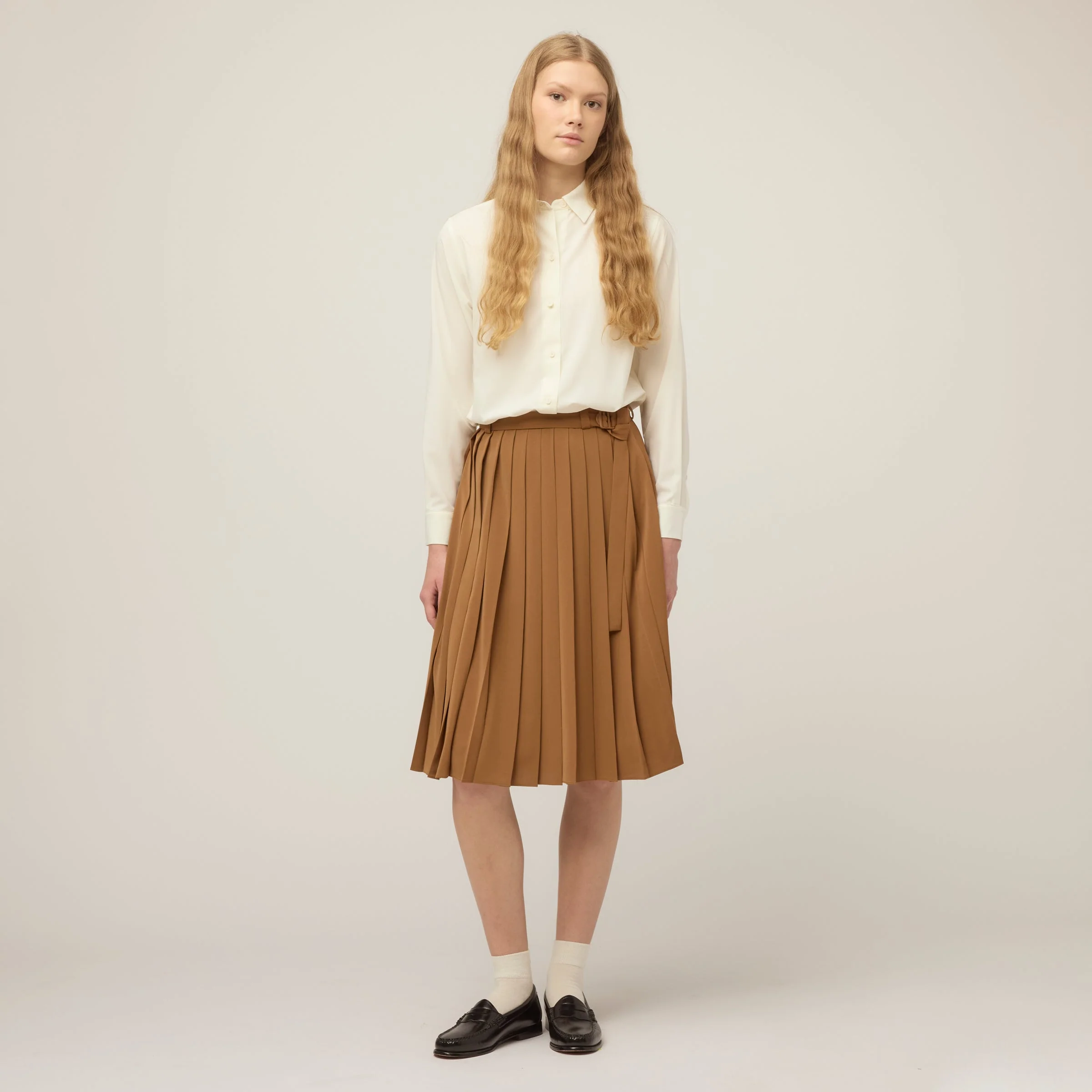 Tech Slk Pleated Skirt - Image 20