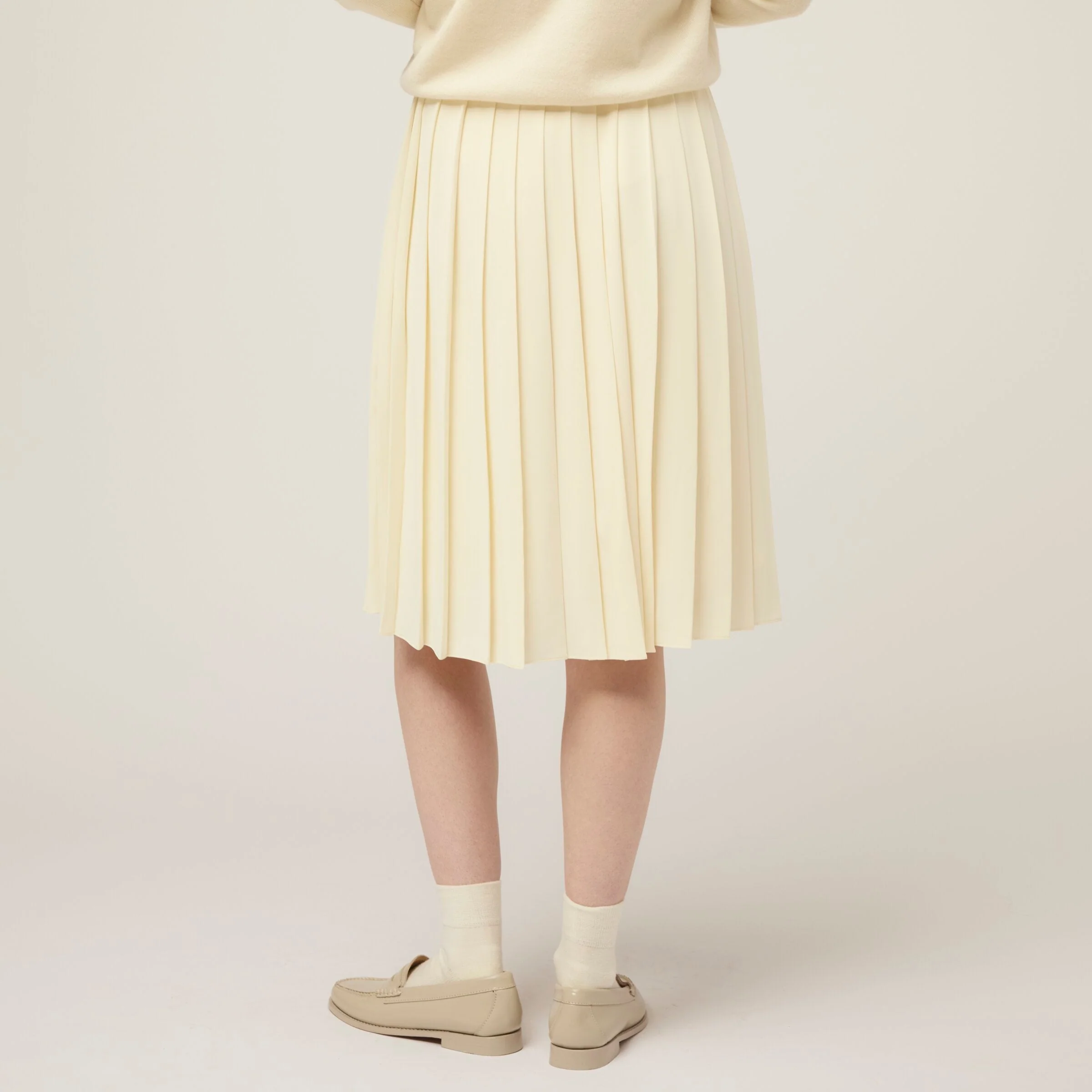 Tech Slk Pleated Skirt - Image 3