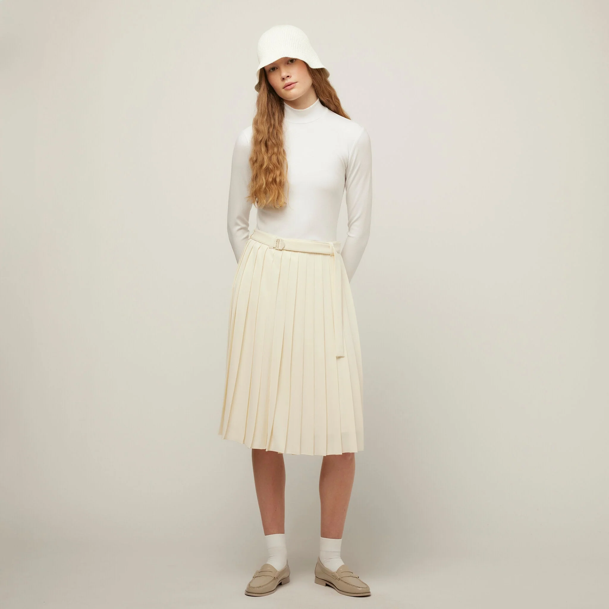 Tech Slk Pleated Skirt - Image 6
