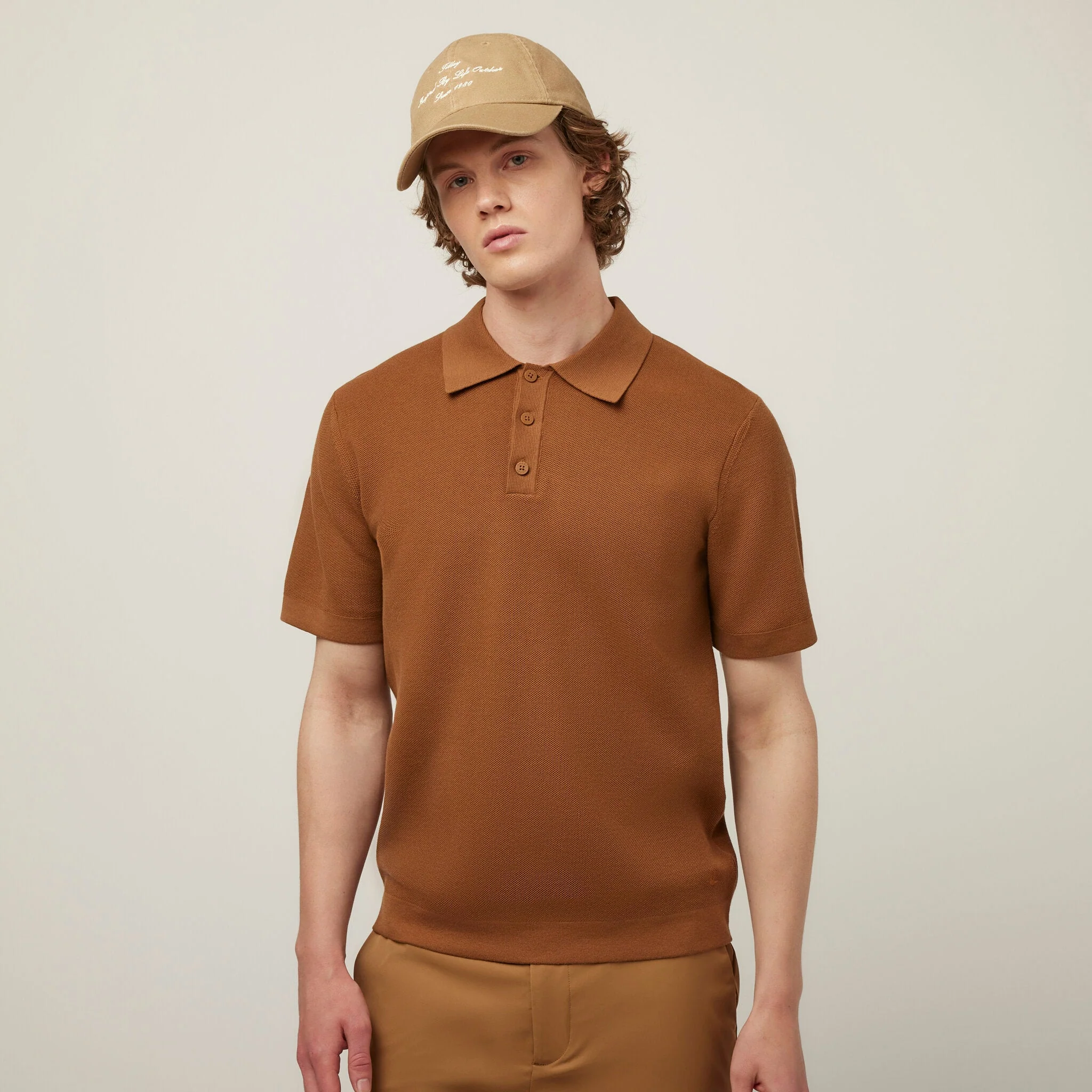 Textured Polo Sweater - Image 10