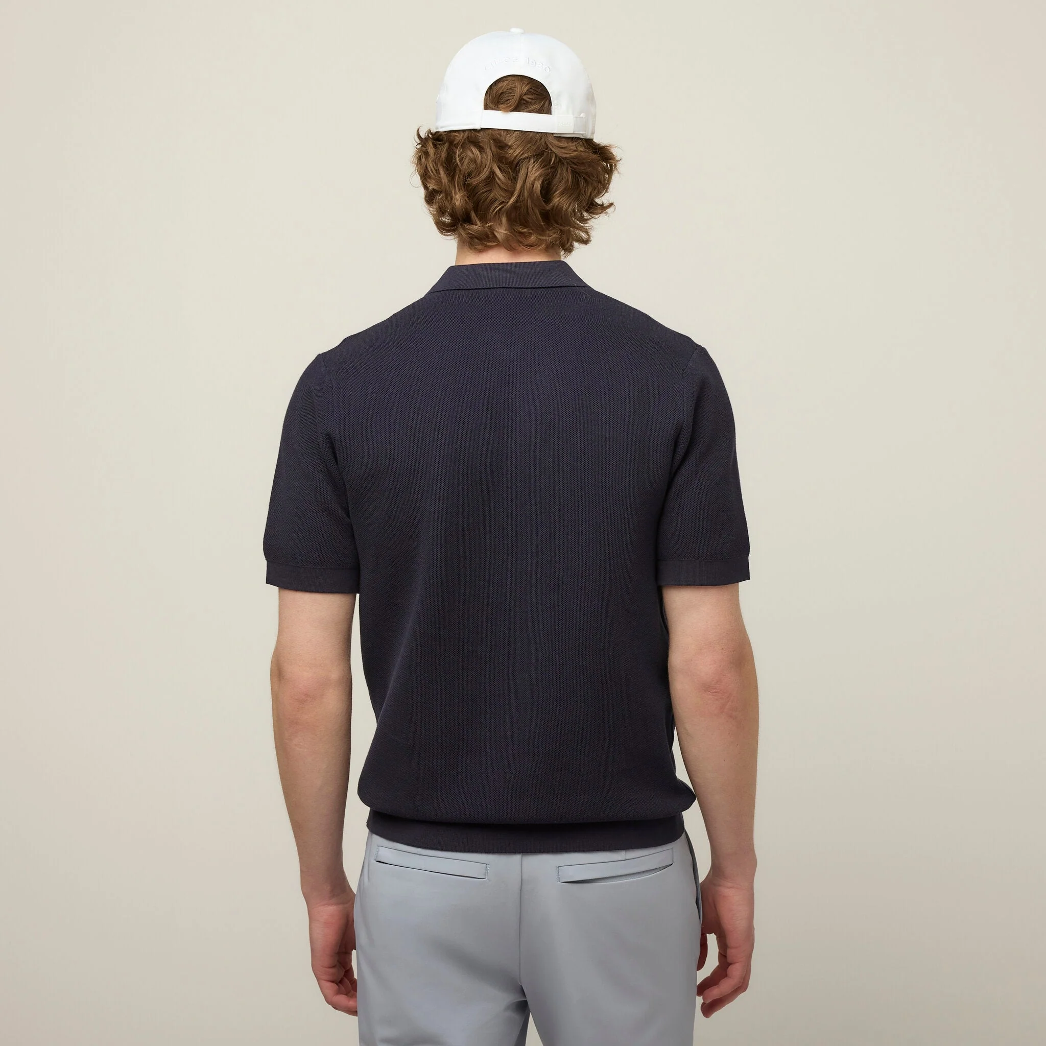 Textured Polo Sweater - Image 3