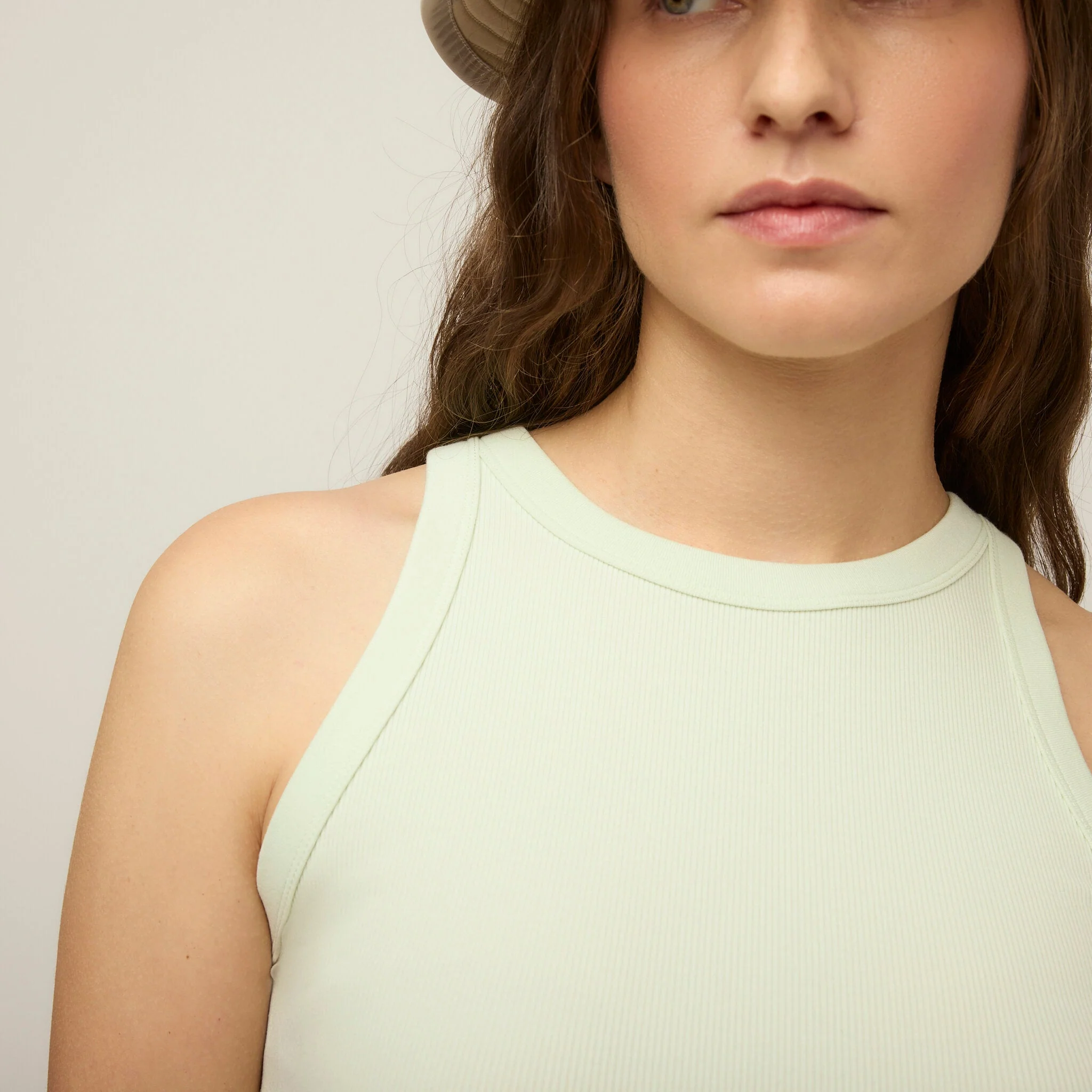High Neck Rib Tank - Image 22