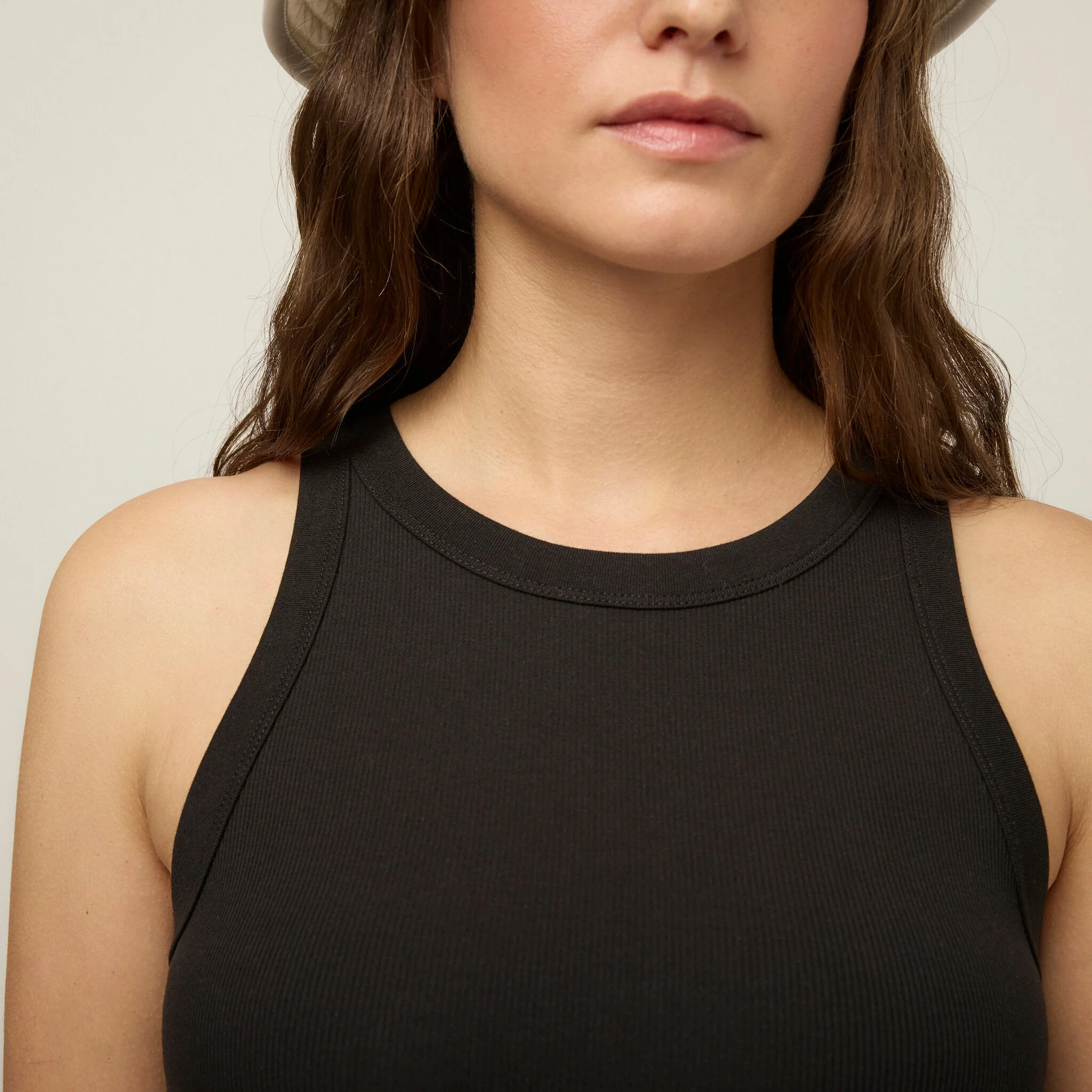 High Neck Rib Tank - Image 32