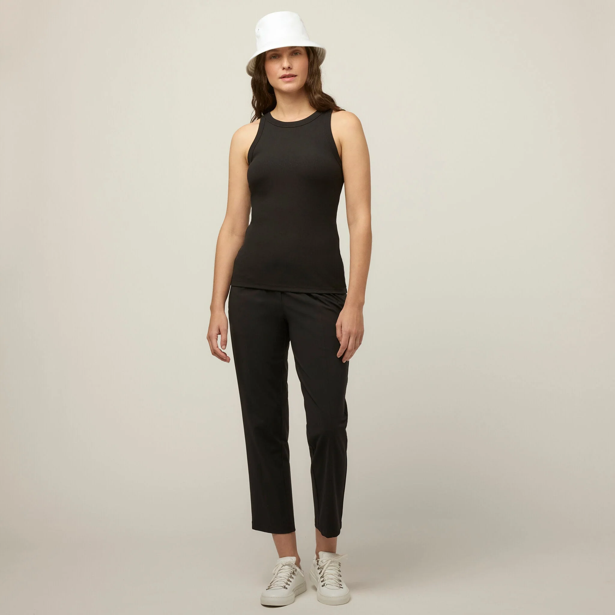 High Neck Rib Tank - Image 34