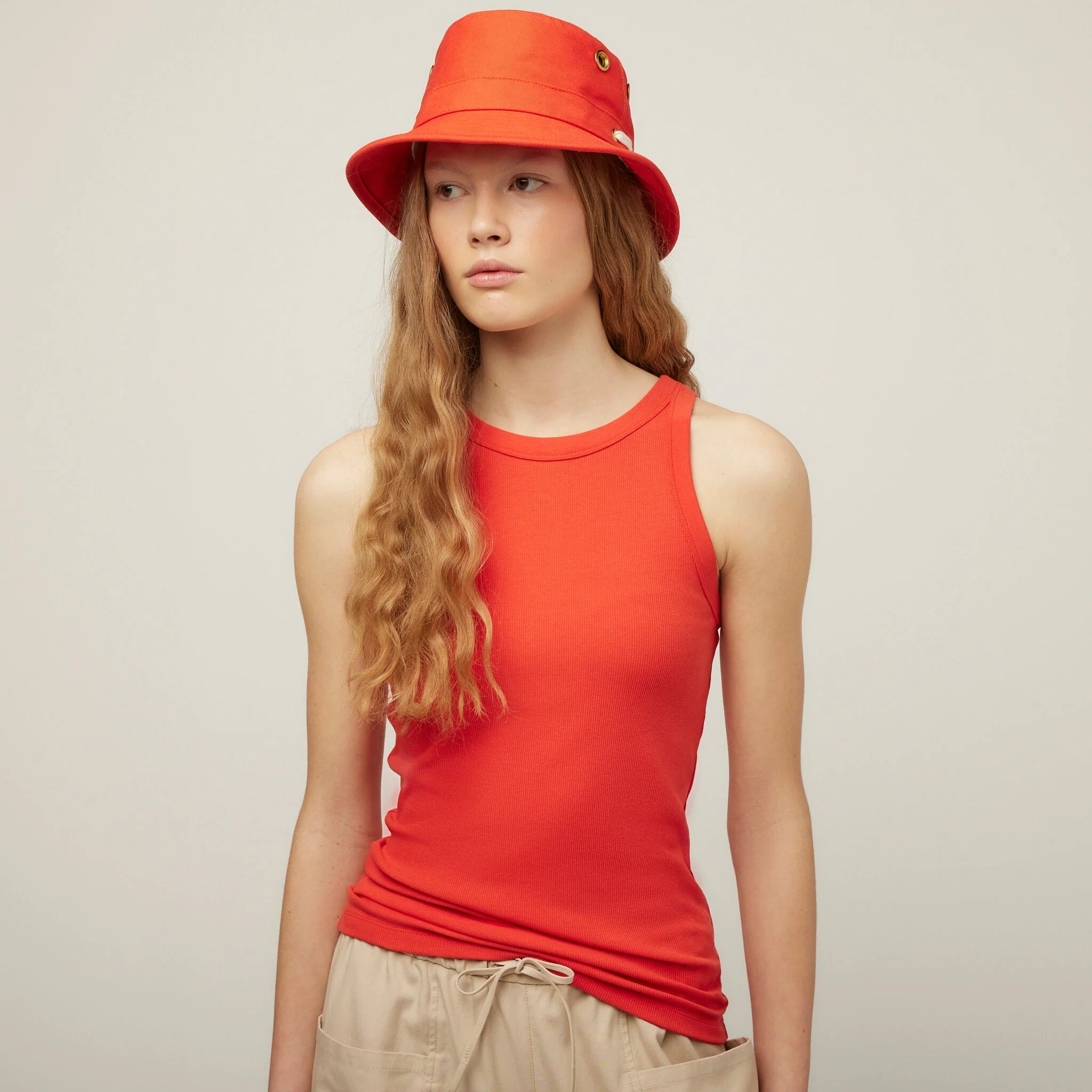 High Neck Rib Tank - Image 38