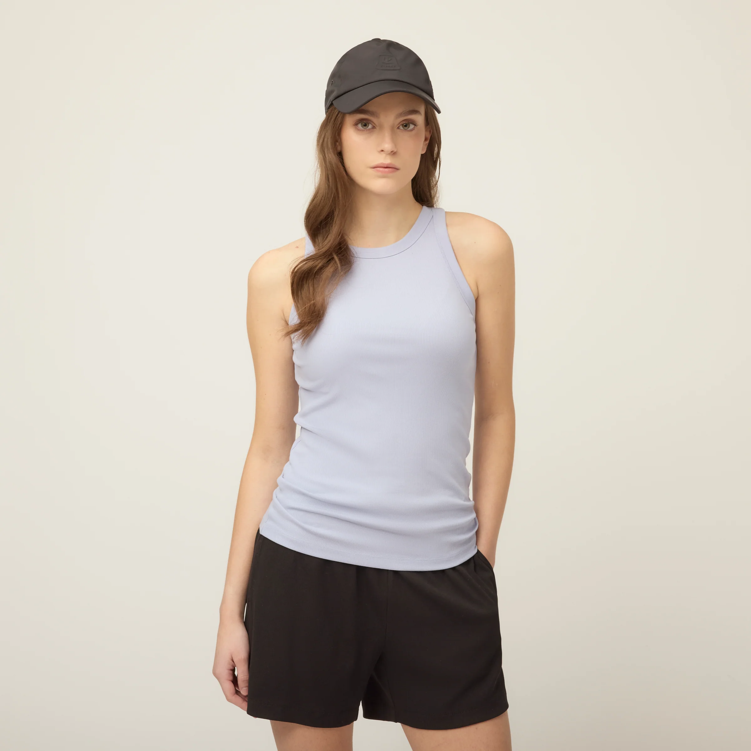 High Neck Rib Tank - Image 6