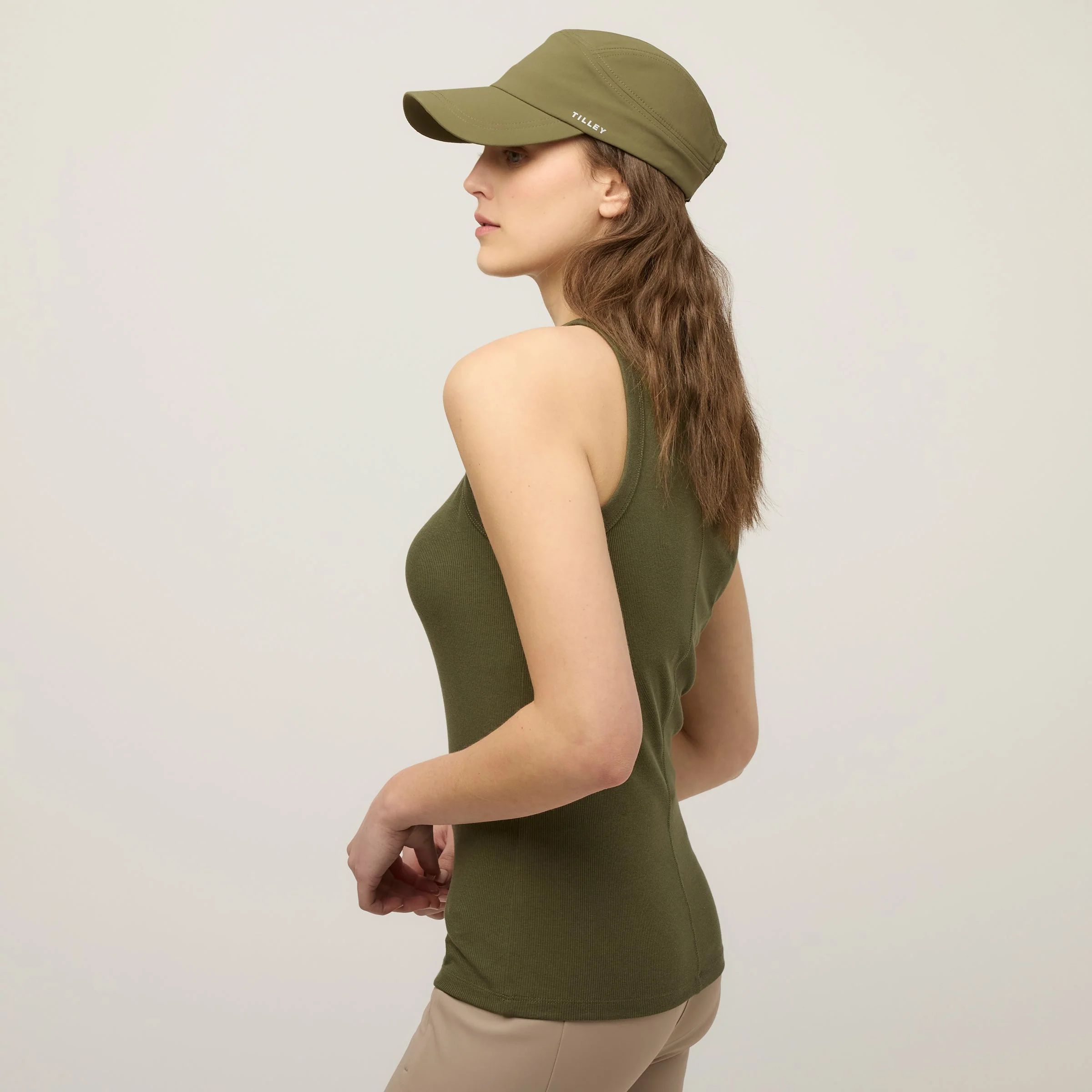 High Neck Rib Tank - Image 63