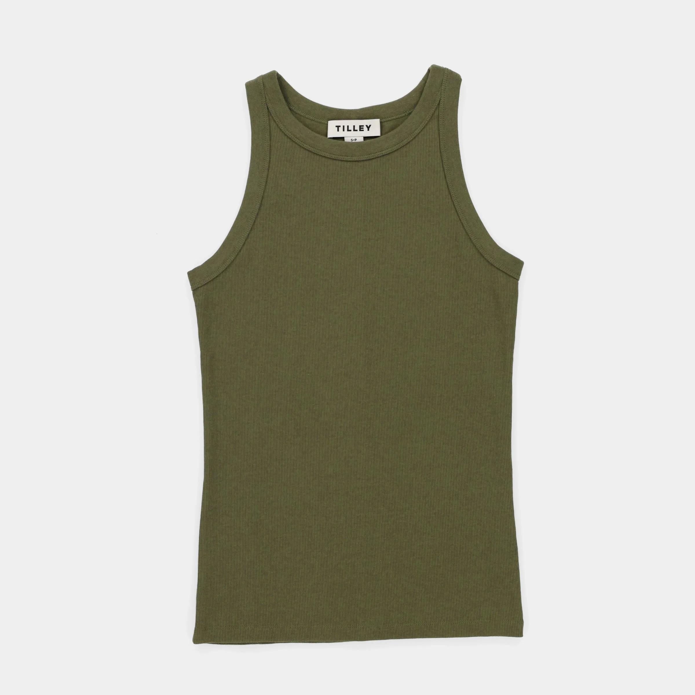 High Neck Rib Tank - Image 65