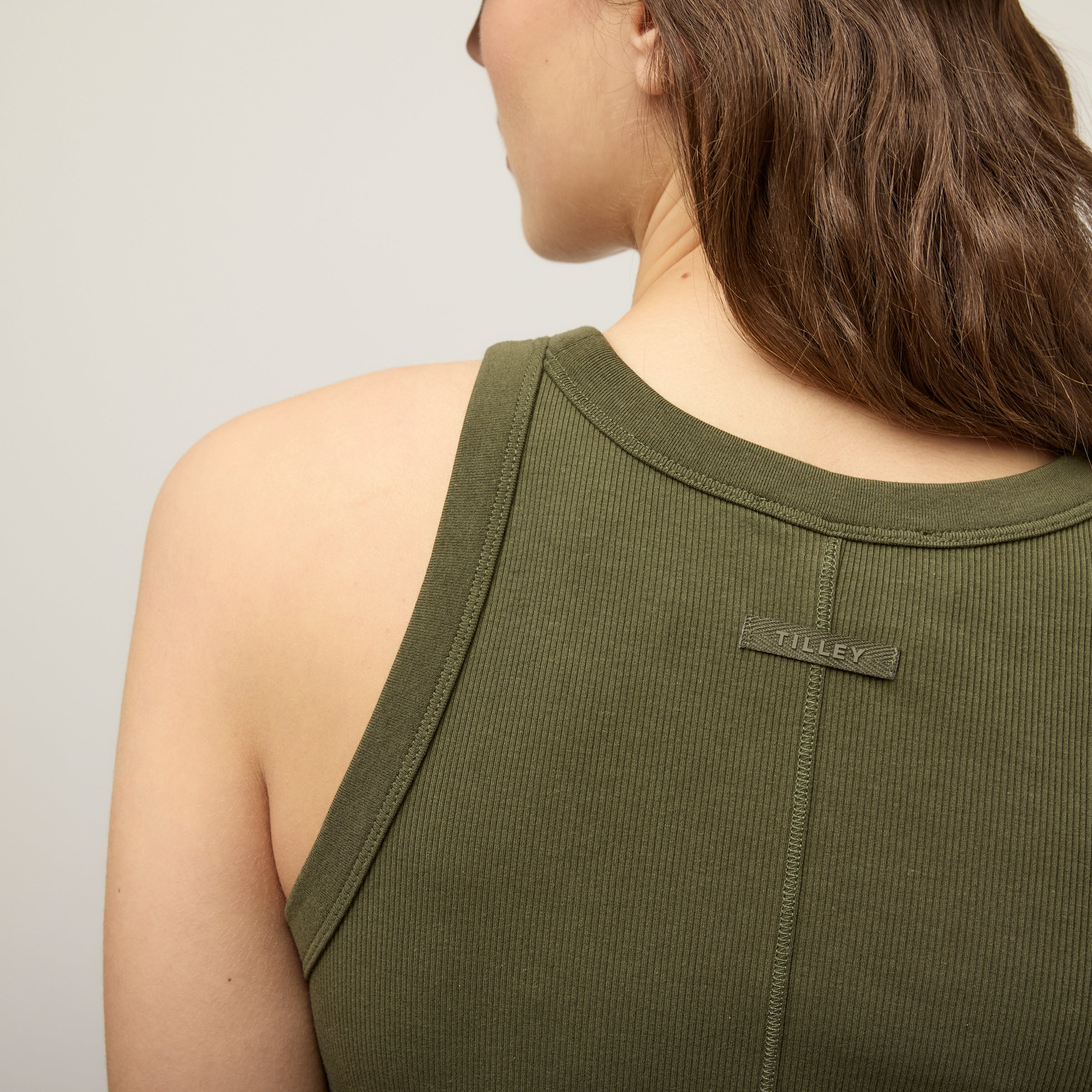 High Neck Rib Tank - Image 67