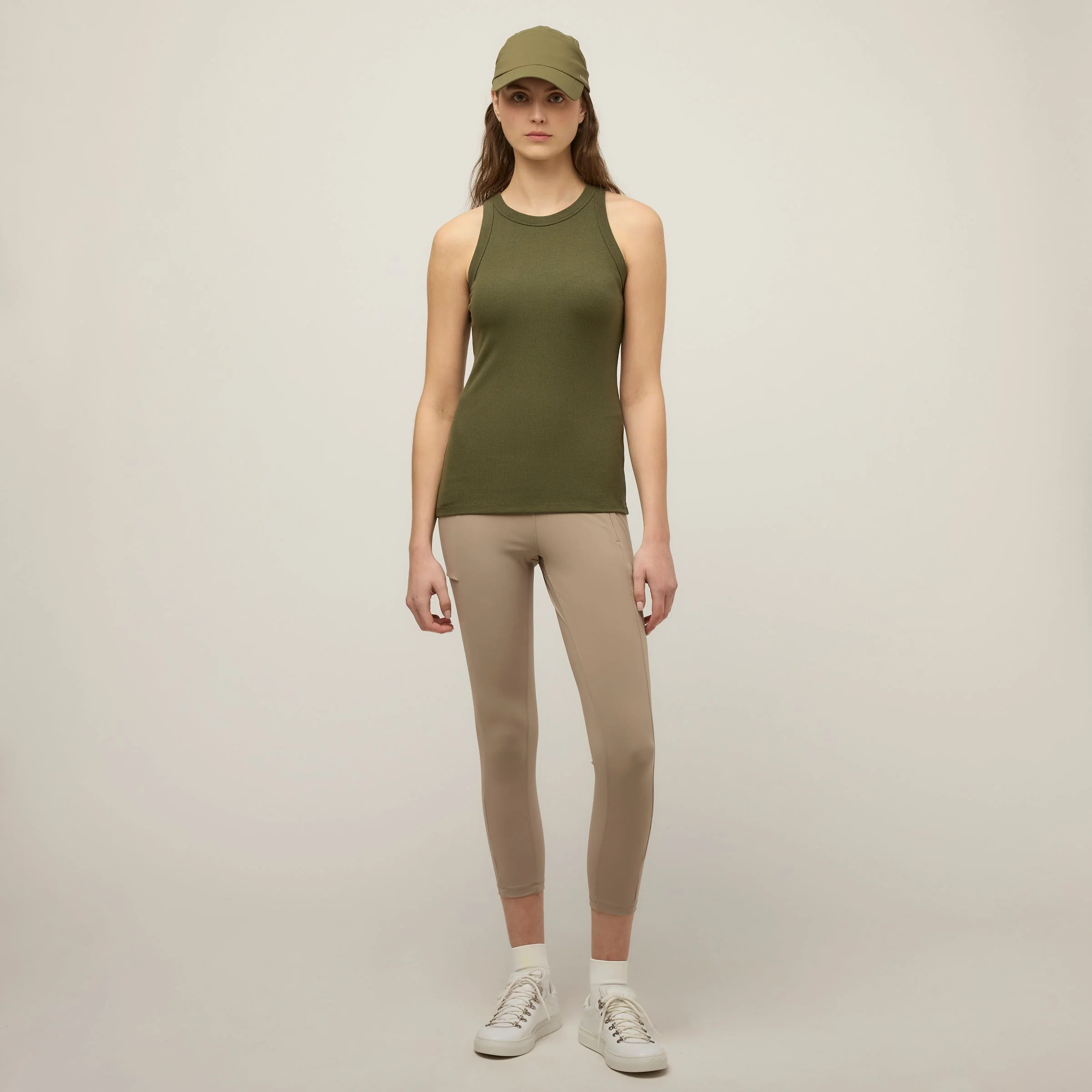 High Neck Rib Tank - Image 68