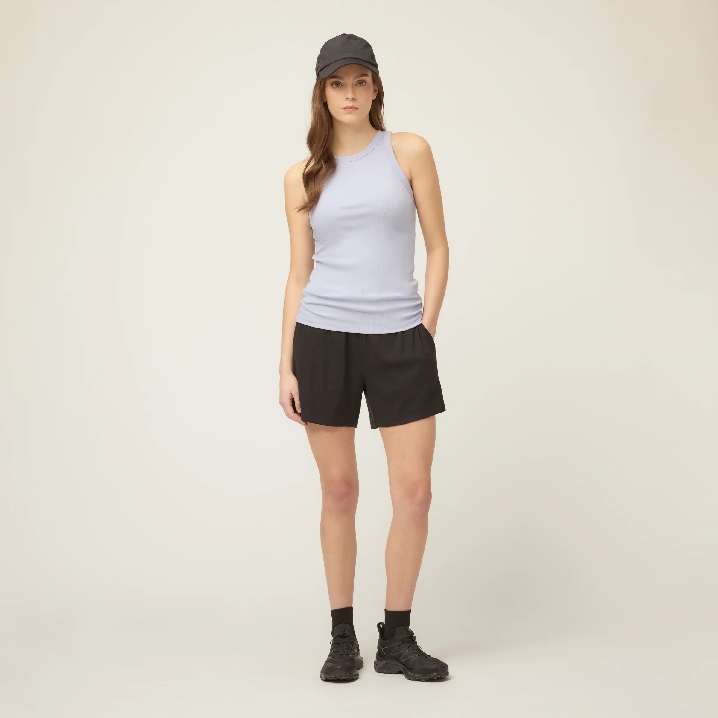 High Neck Rib Tank - Image 9