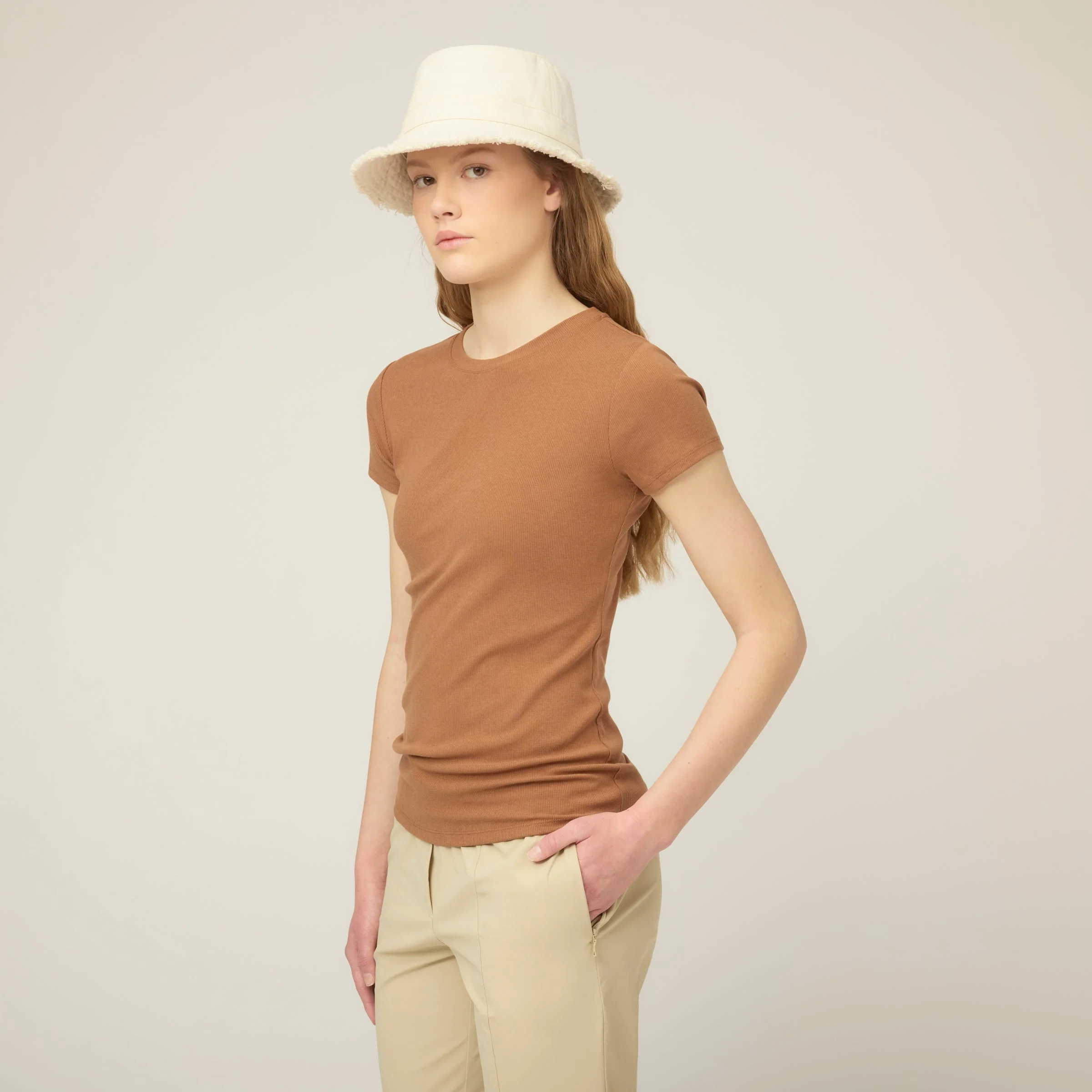 Tencel Rib Tee - Image 8